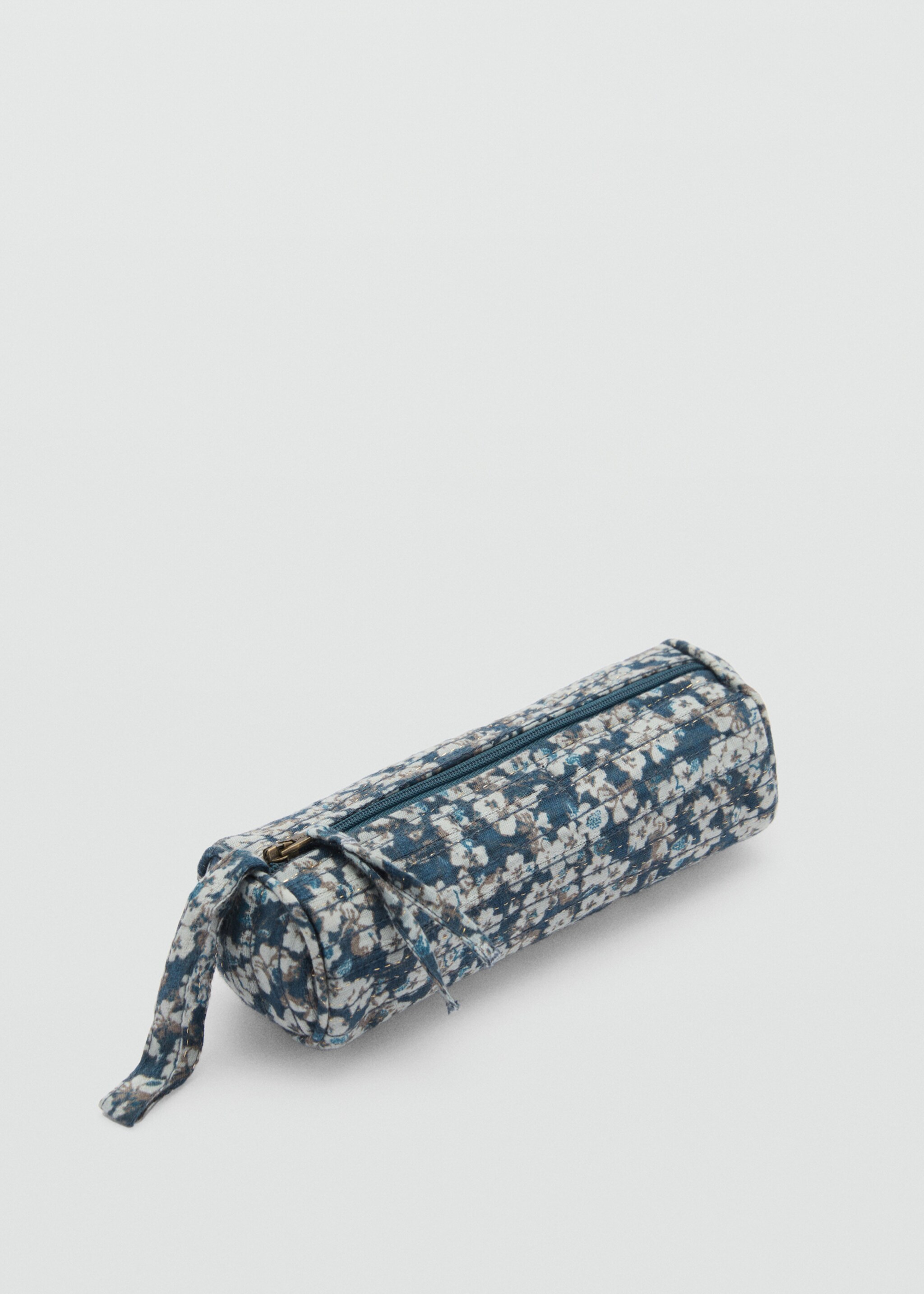 Floral-print pencil case - Medium plane