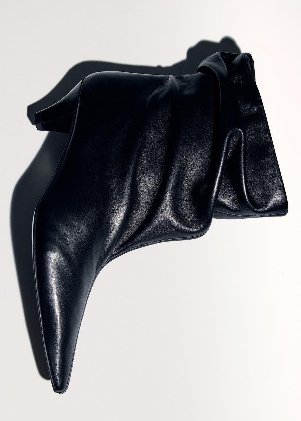 Kitten heel boots leather new arrivals
