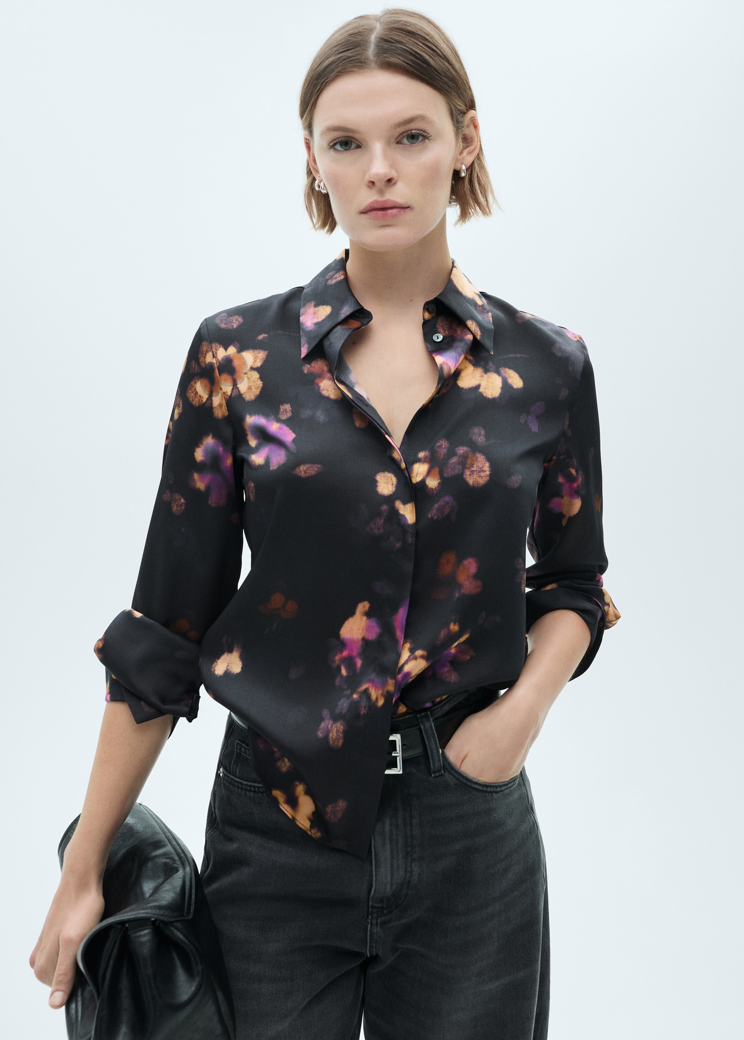 Chemise Imprimée Chemisier Mango Femme Blouse Imprimée Semi-transparente Femme MANGO France (La Réunion)