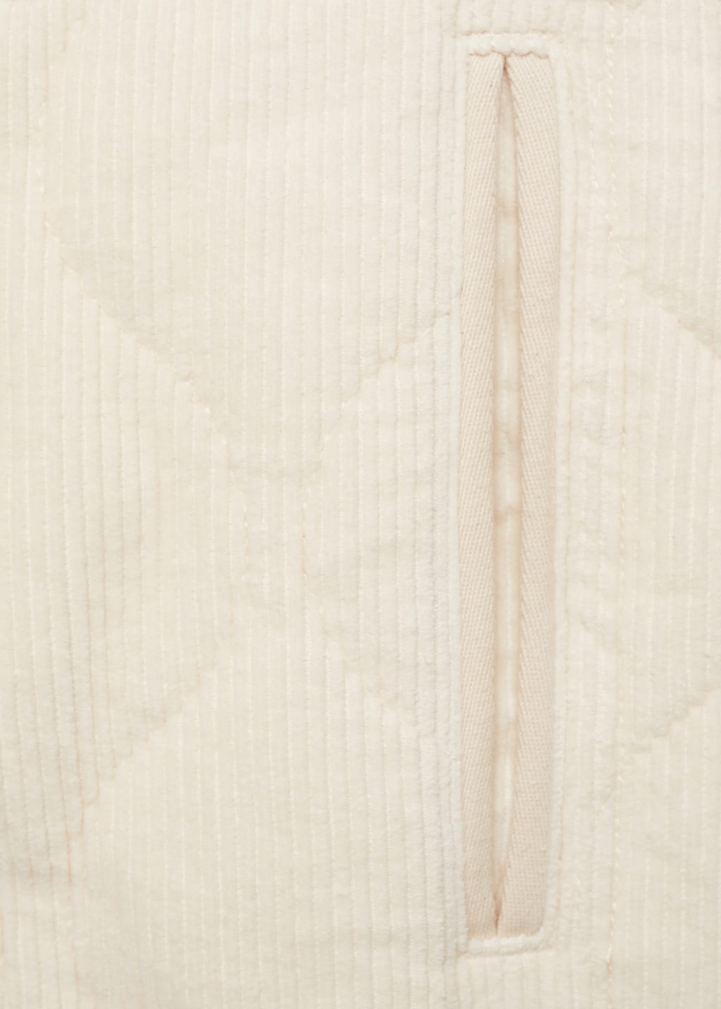 Mango Quilted corduroy jacket thumbnail
