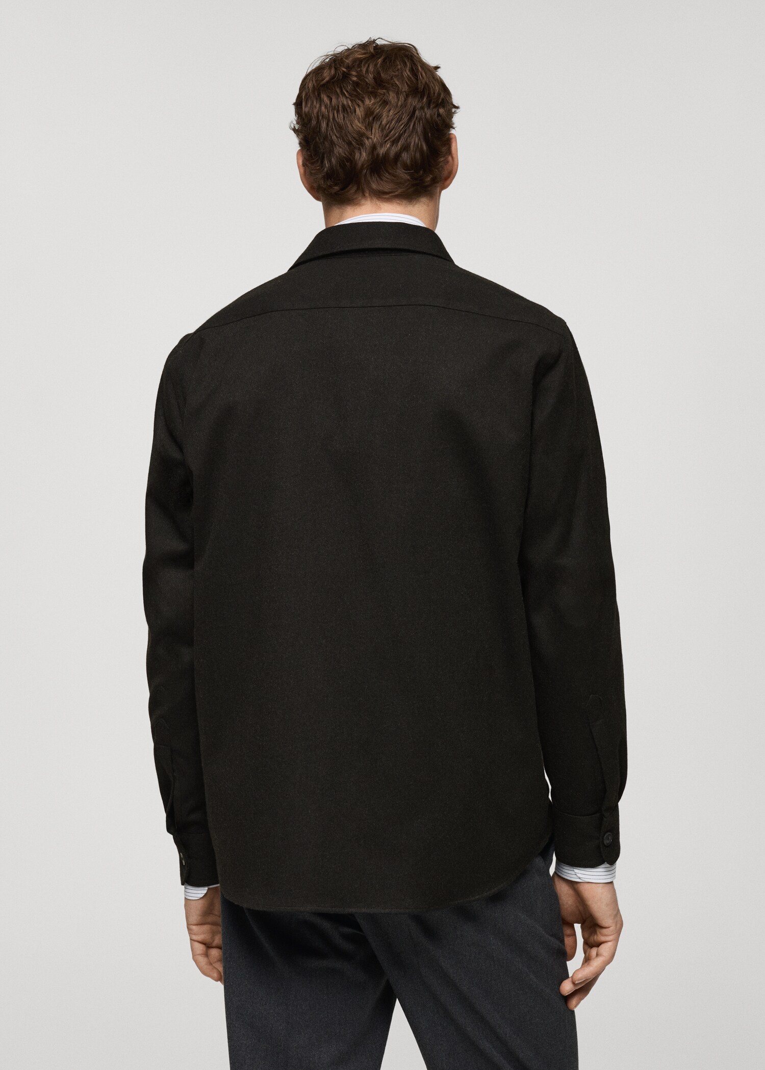 Surchemise flanelle regular-fit poches - Verso de l’article