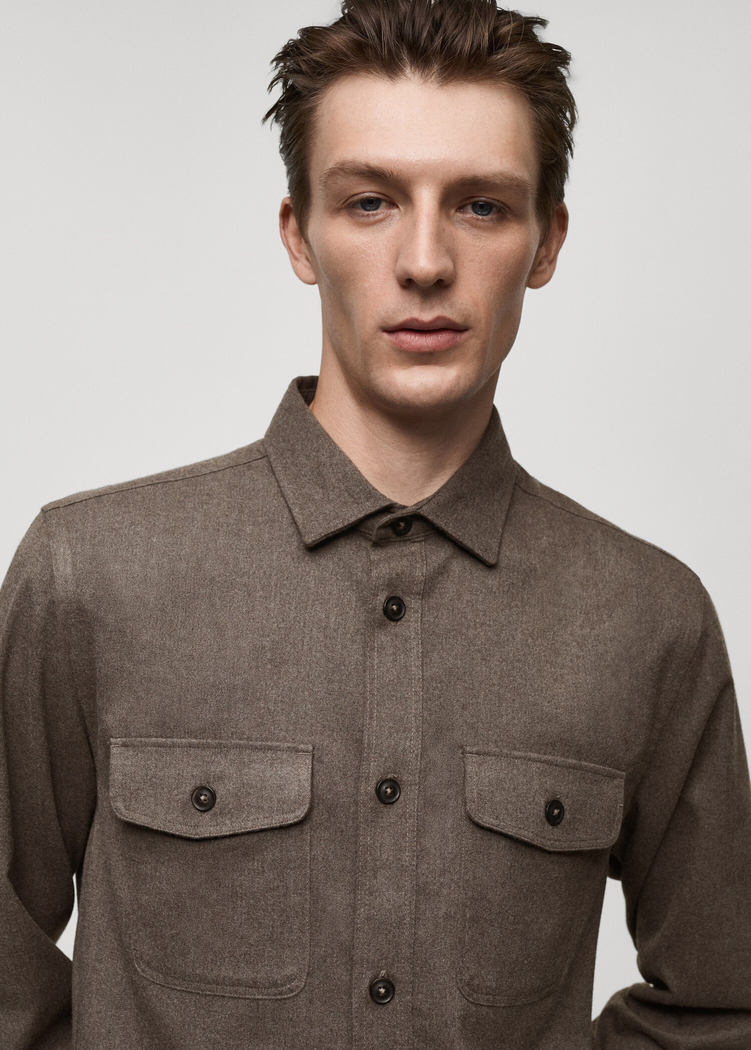 Surchemise flanelle regular-fit poches - Détail de l'article 1
