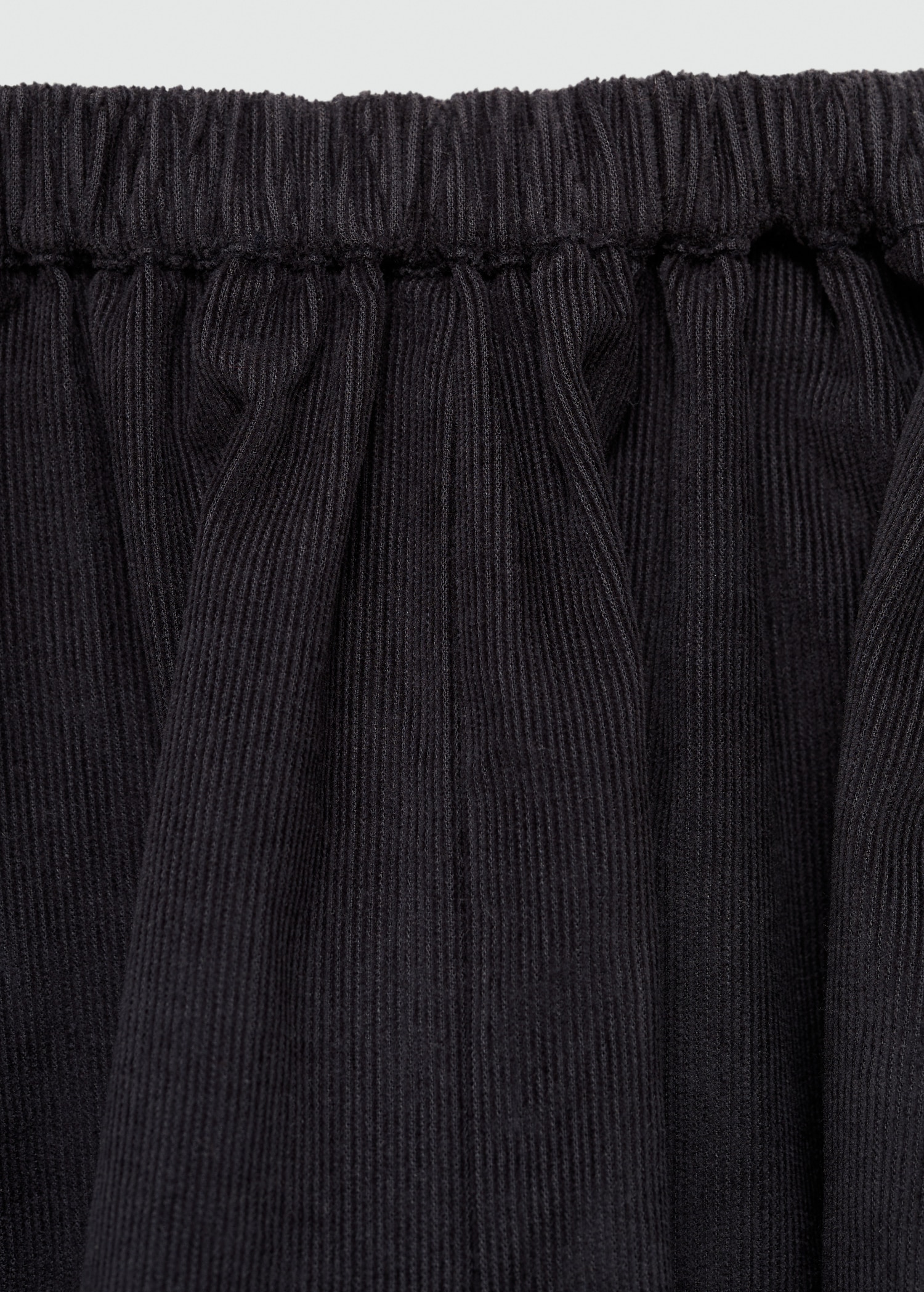 Textured corduroy shorts - Details of the article 0