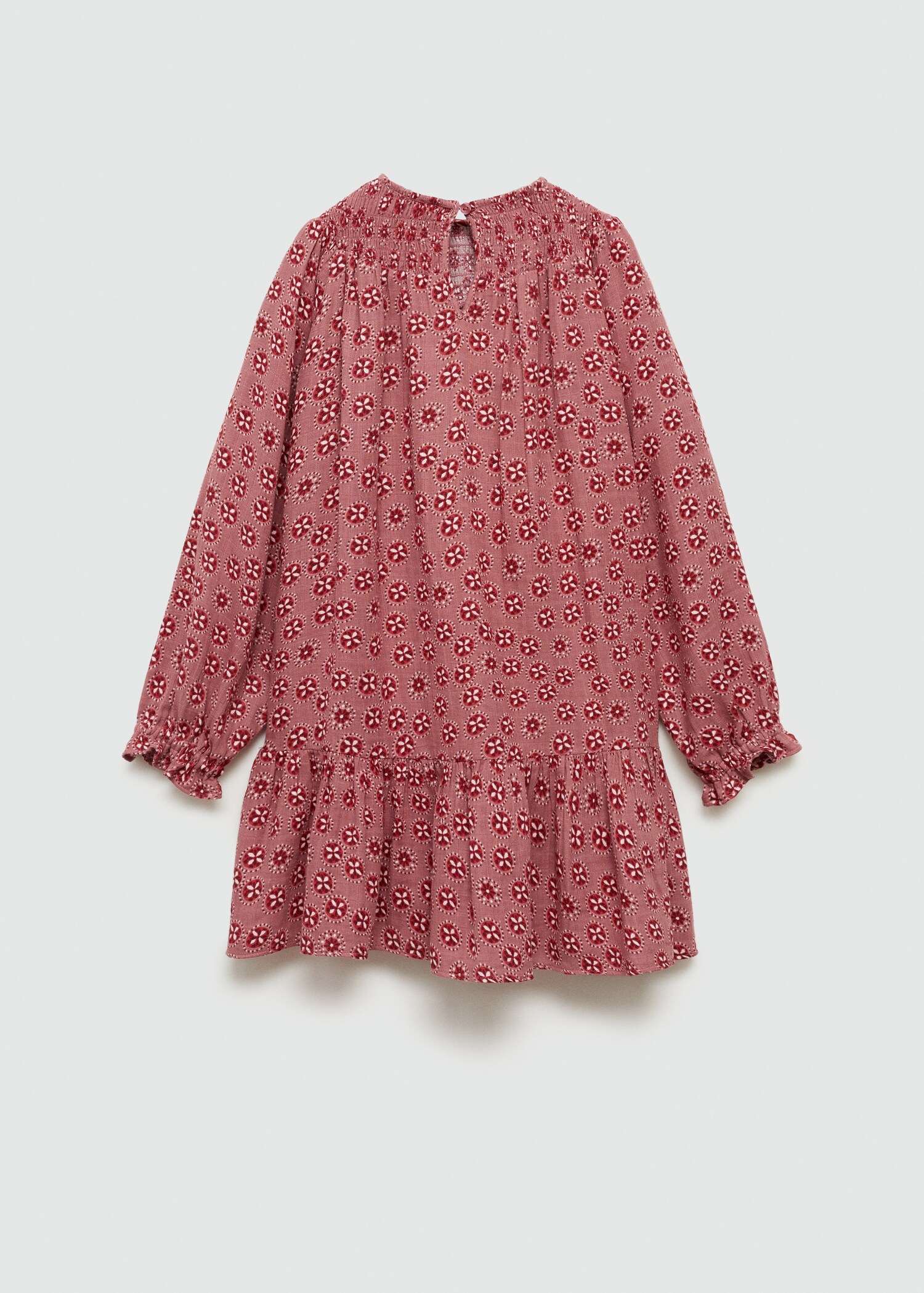 Robe coton fleurs - Verso de l’article