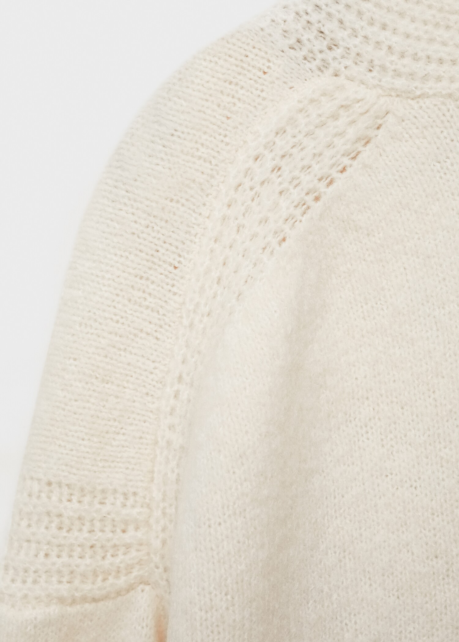 V-neck knitted cardigan - Details of the article 0