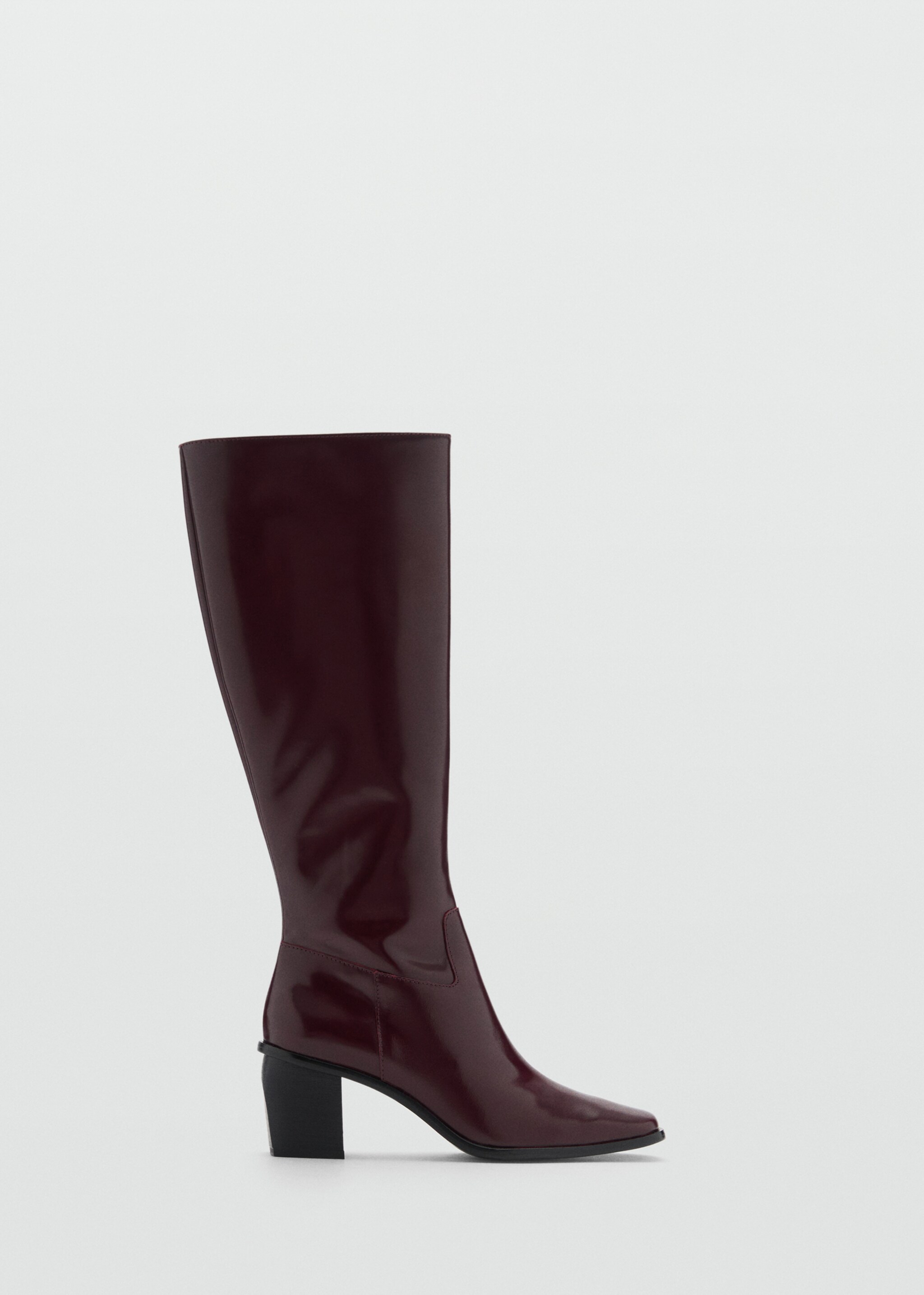 Bottes en cuir à fermeture éclair - Article sans modèle