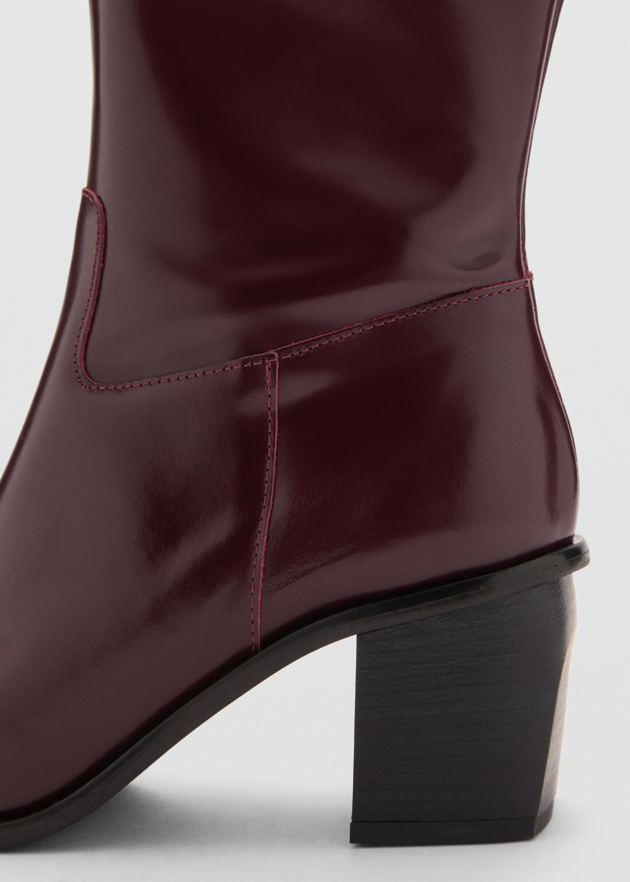 Bottes en cuir à fermeture éclair - Détail de l'article 1