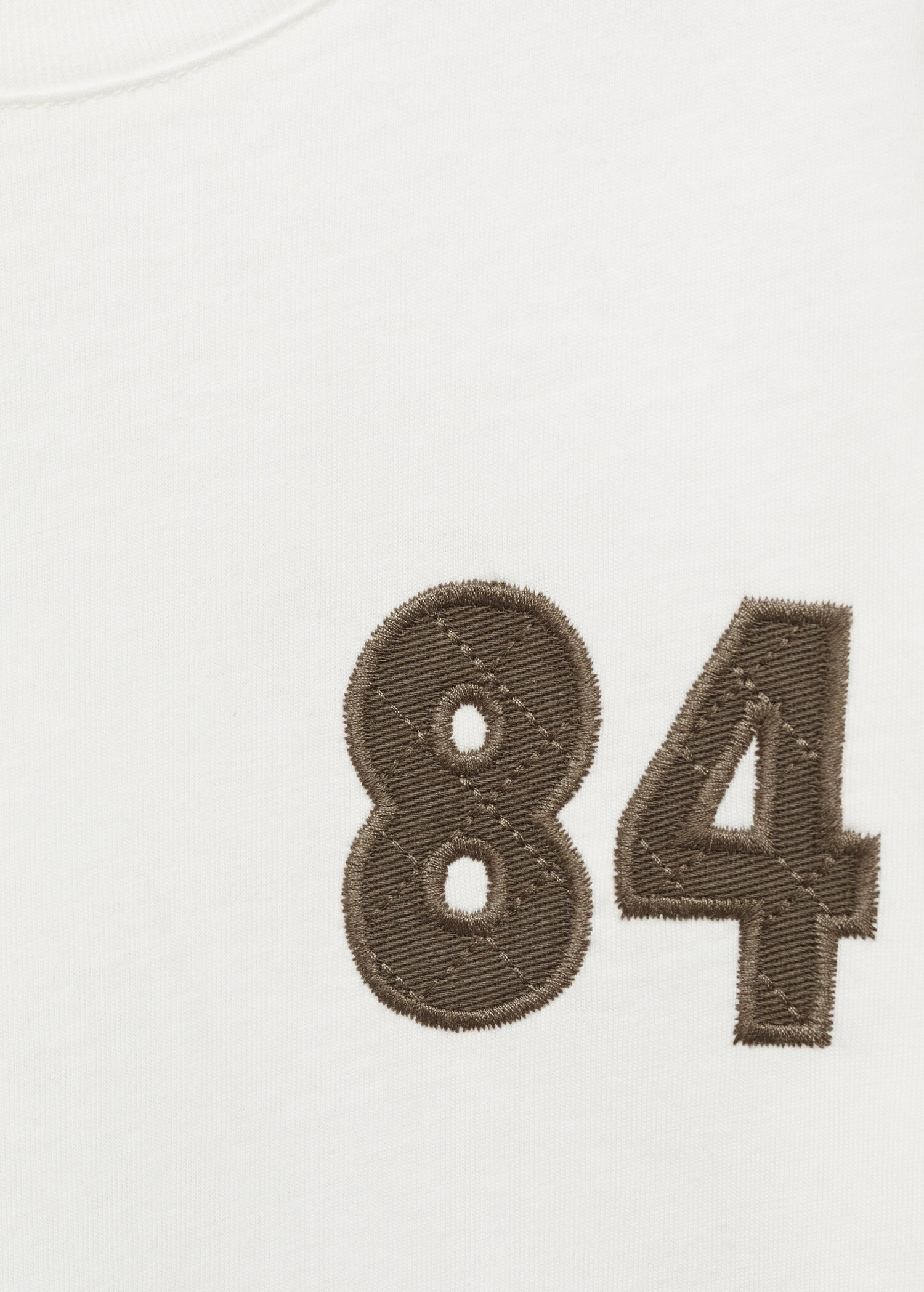 T-shirt imprimé détails brodés - Détail de l'article 8
