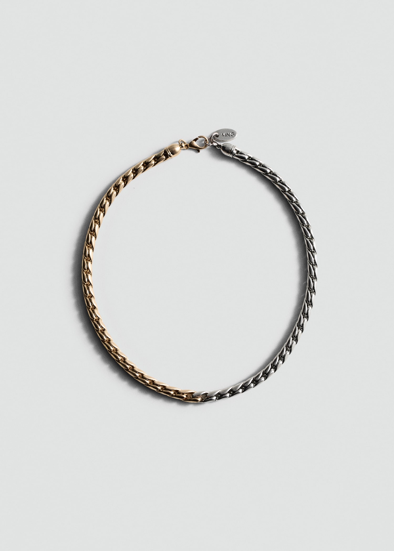 Collier chaîne bicolore - Article sans modèle
