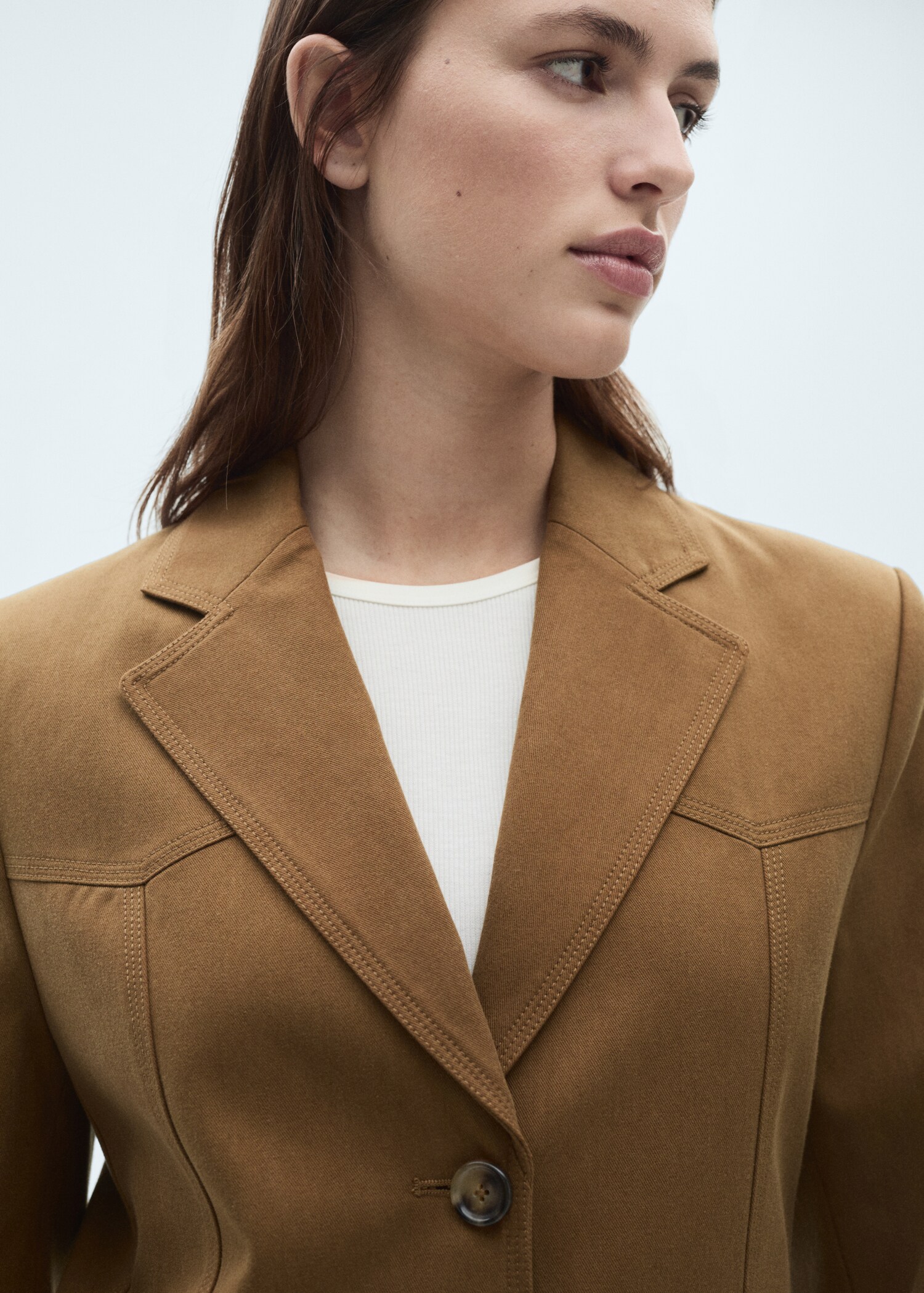 Lyocell jacket with pockets - Details of the article 1