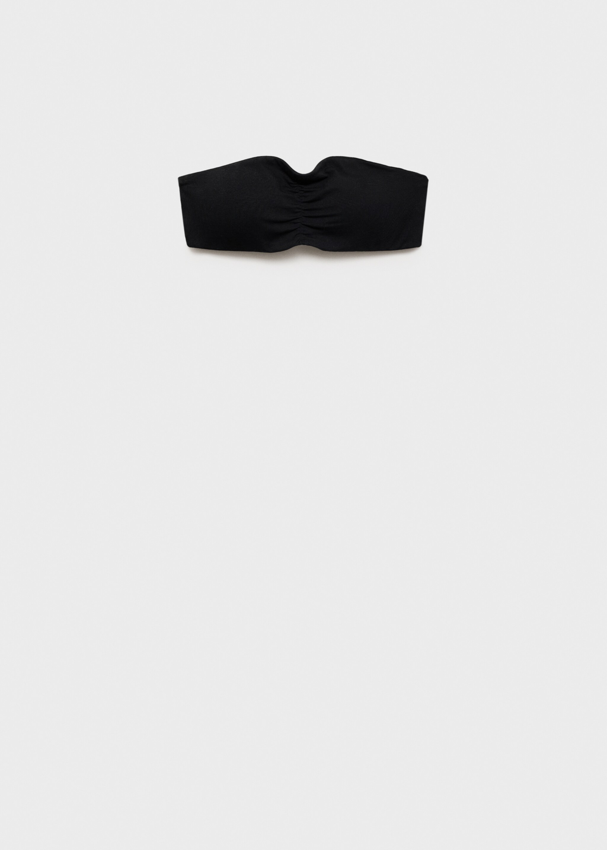Ruched bandeau top - Article without model