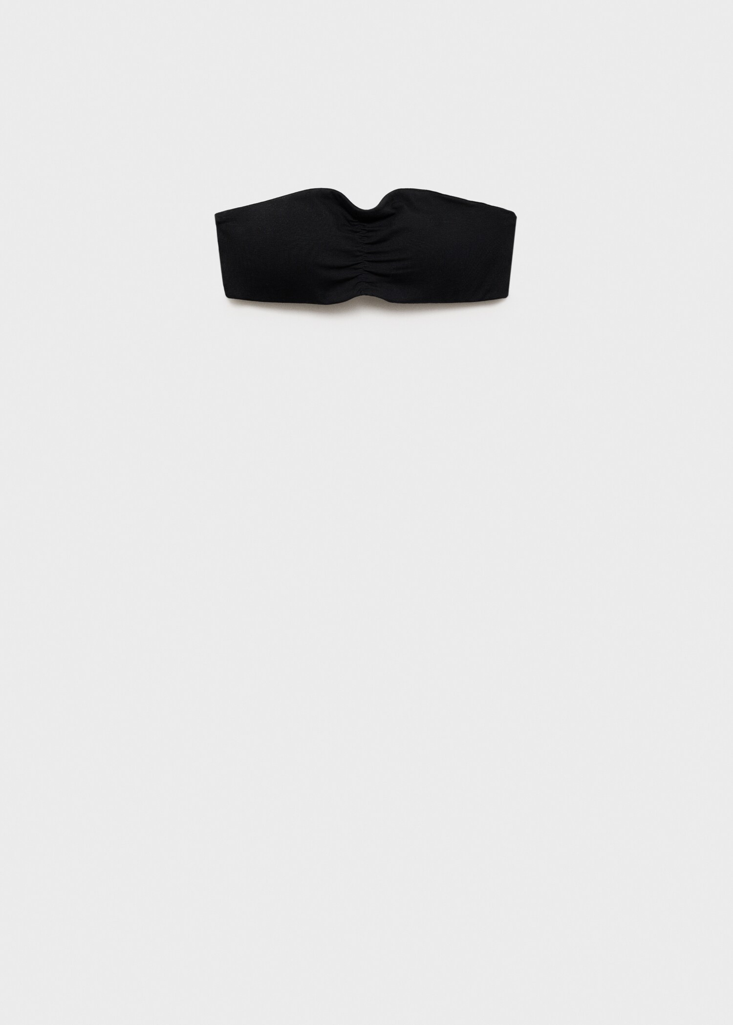 Ruched bandeau top - Article without model