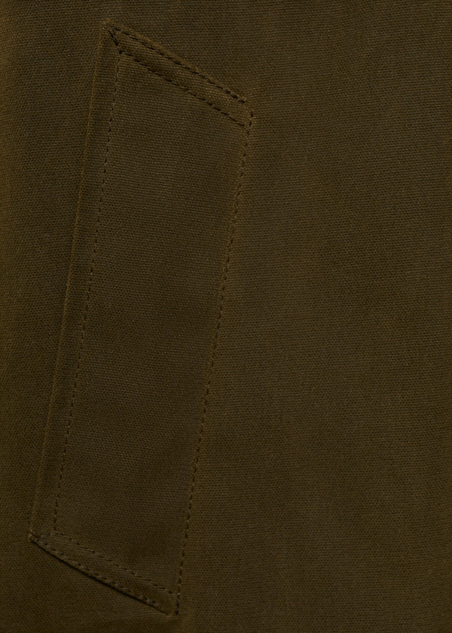 Long corduroy collar parka - Details of the article 0