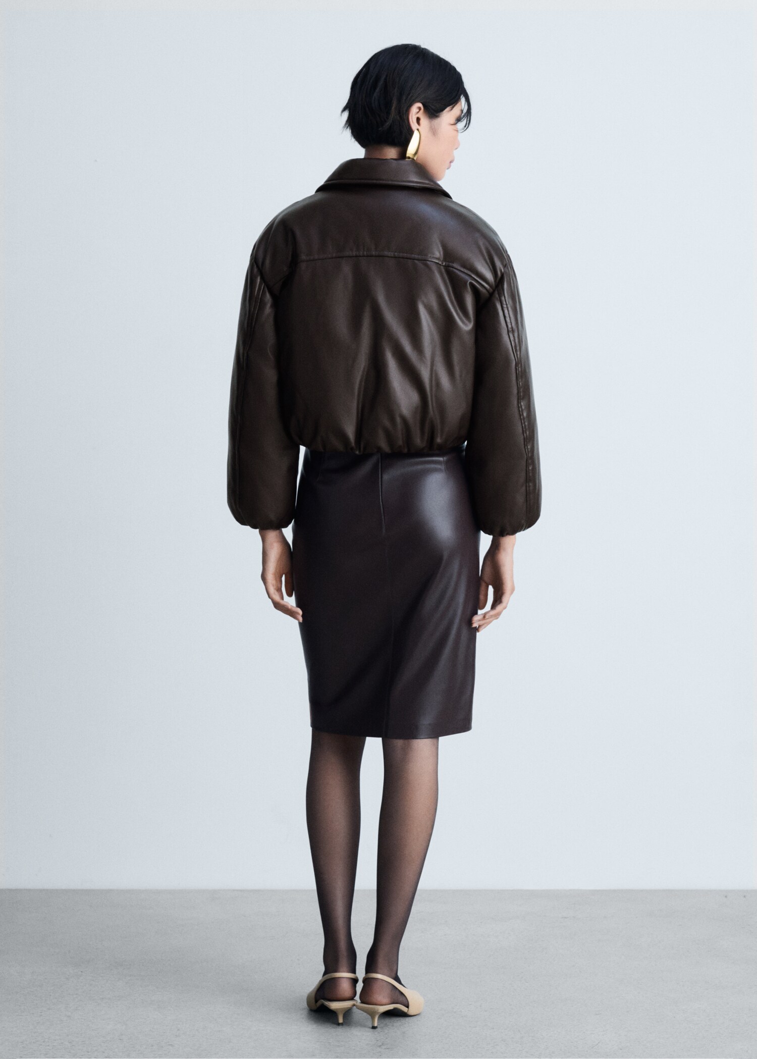 Veste bomber matelassée - Verso de l’article
