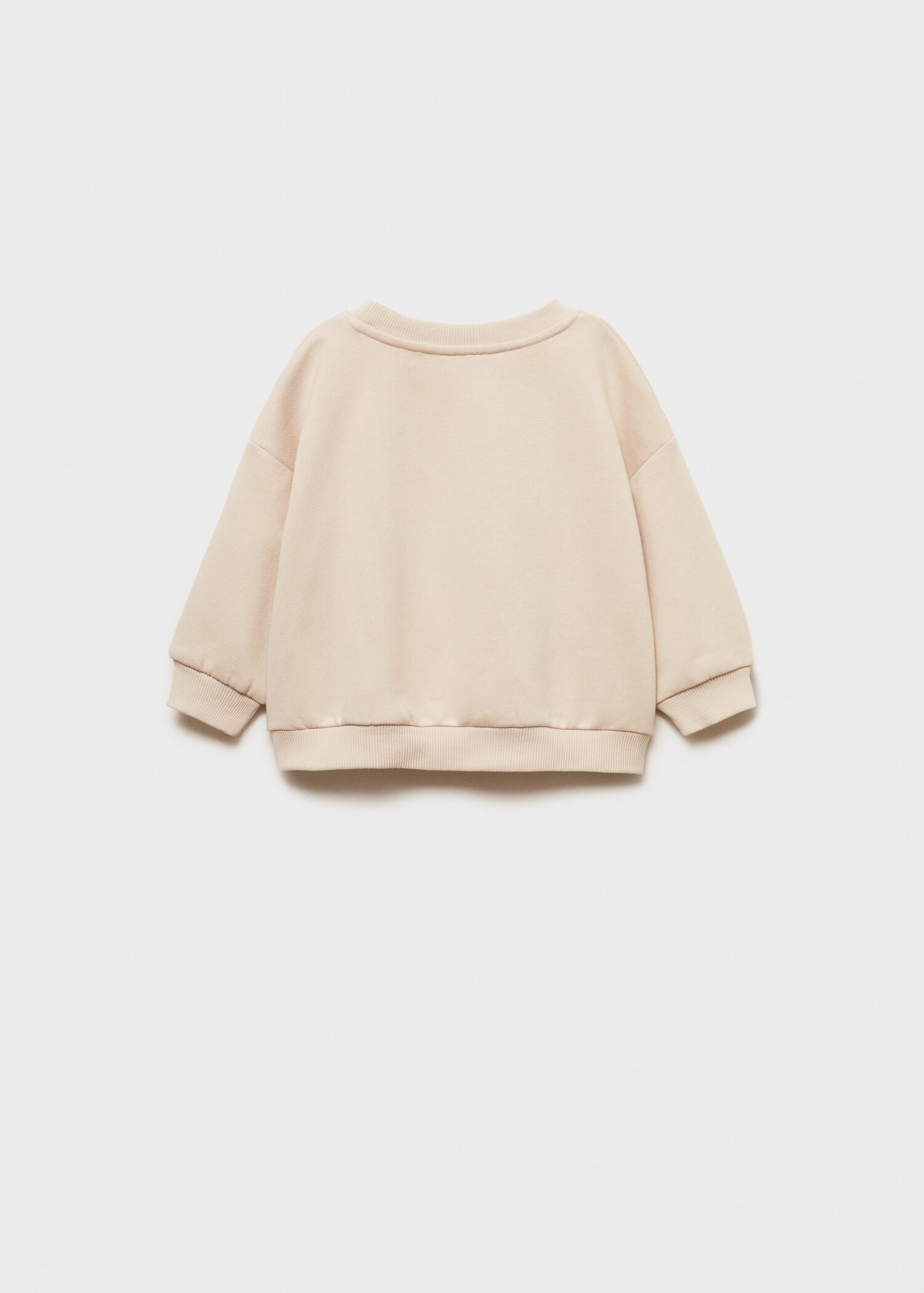 100% cotton sweatshirt - Reverse of the article