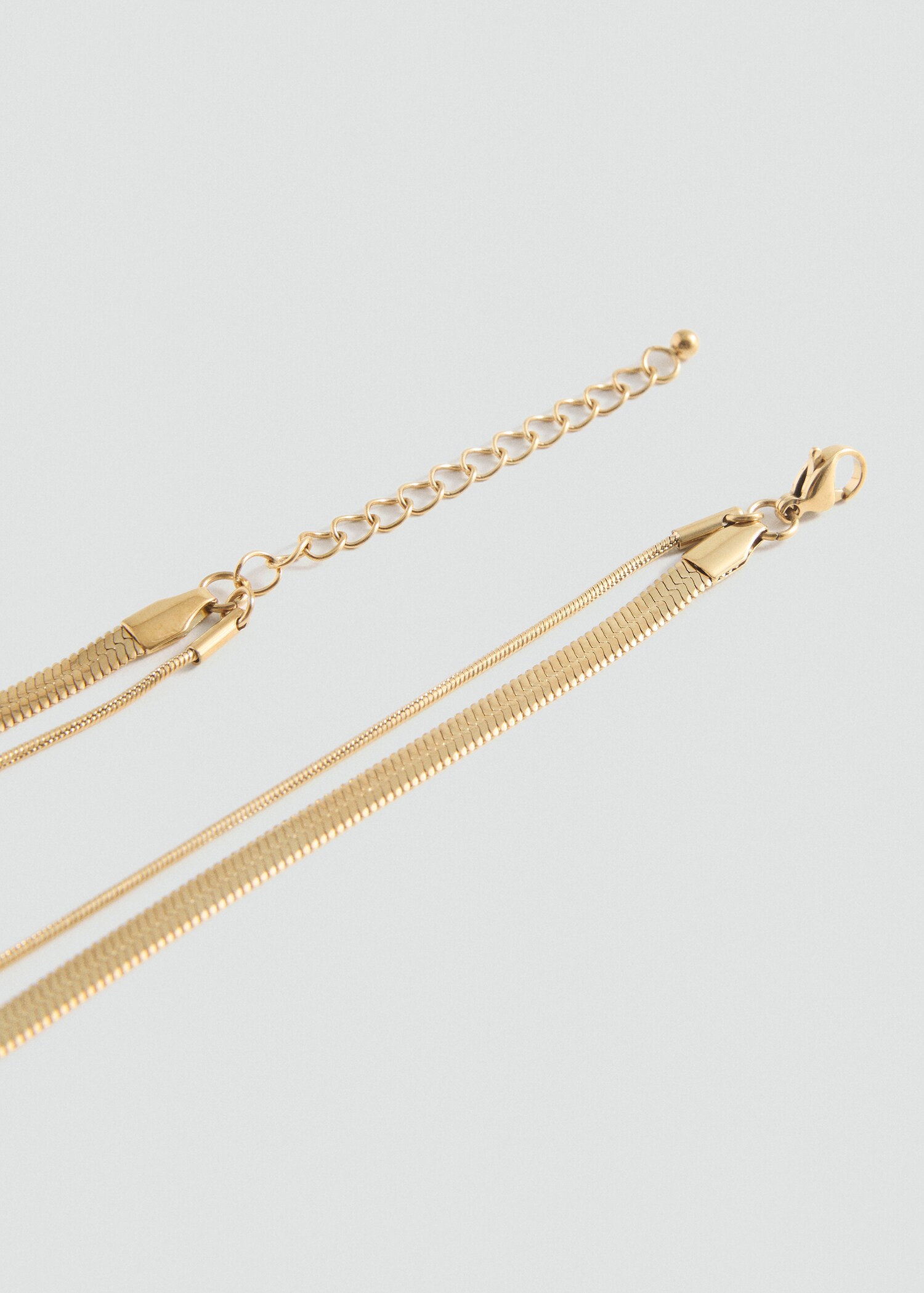 Double chain necklace - Details of the article 1