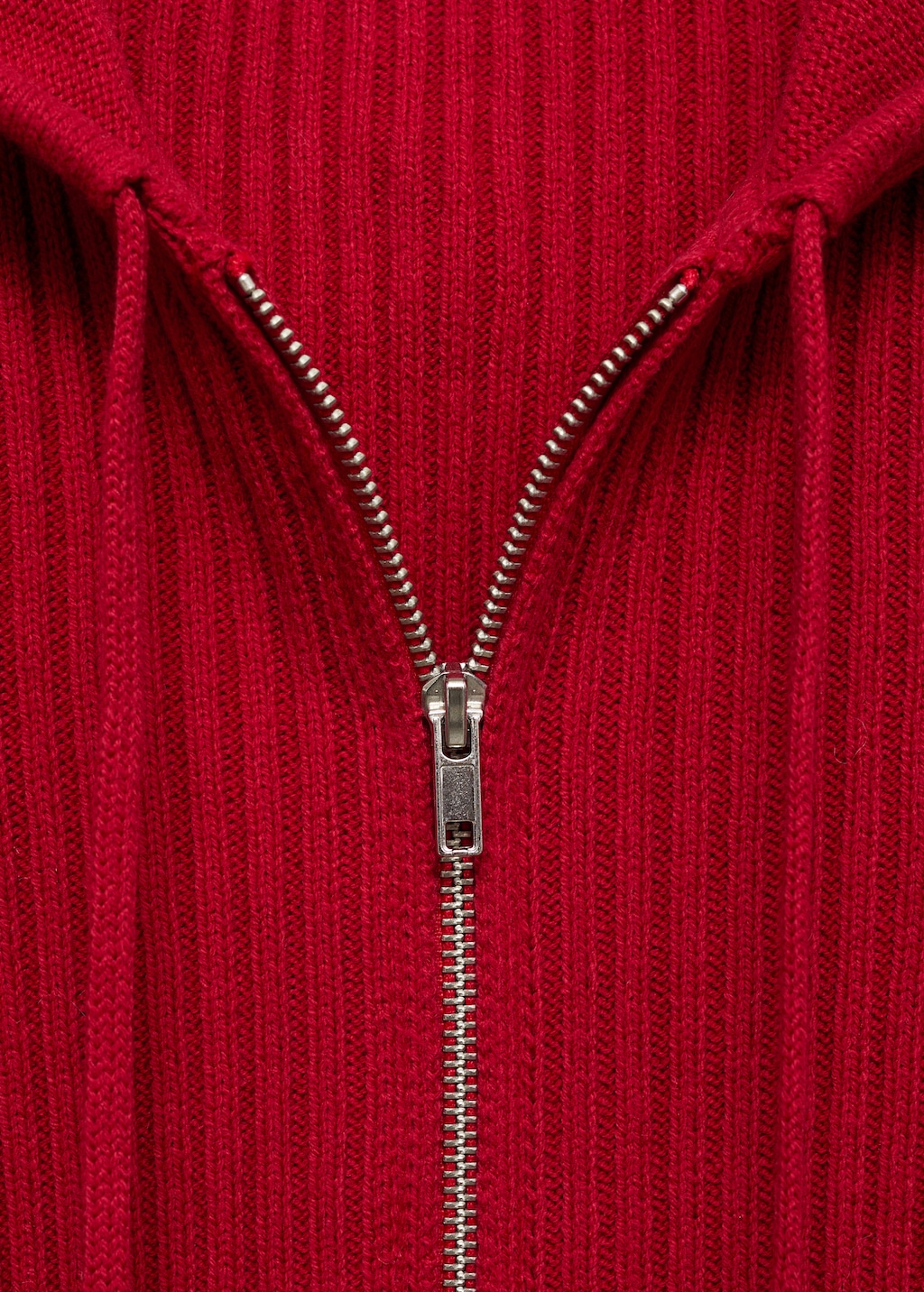 Ribbed hooded cardigan hotsell