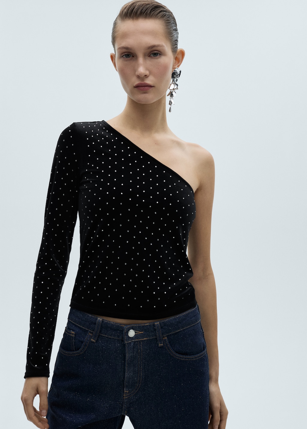 Velvet top dames sale