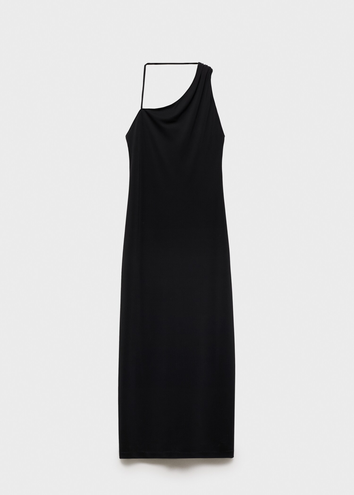 Asymmetrical bow-neck dress - Article without model
