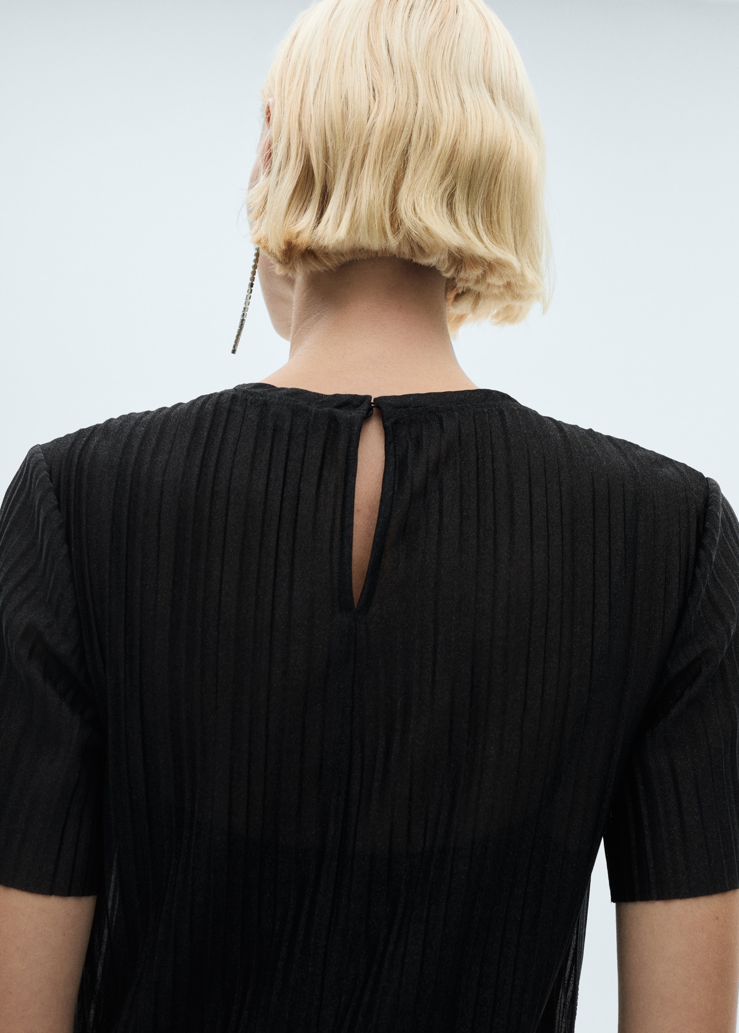 Lurex pleated dress - Details of the article 6