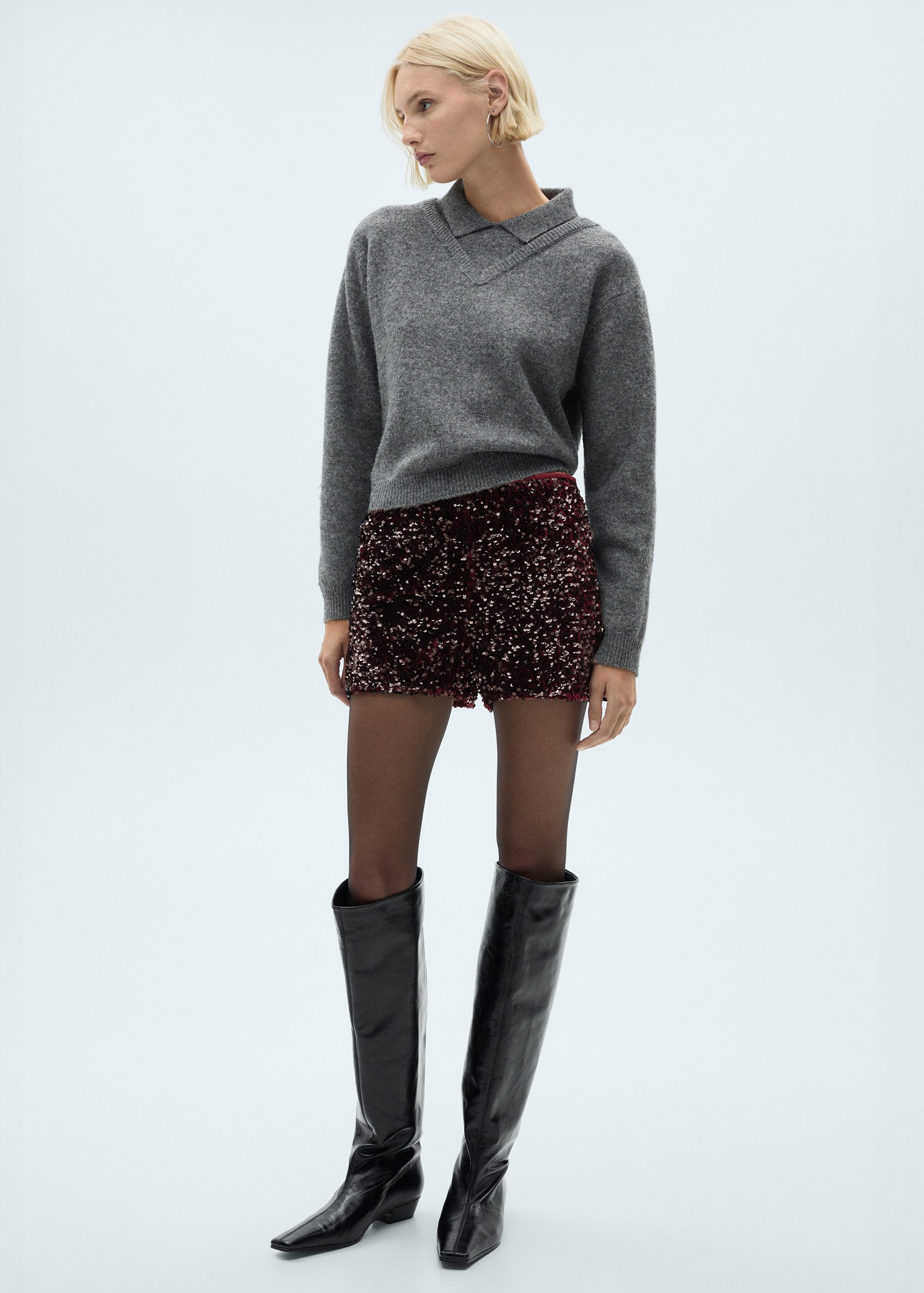 Sequin shorts - Details of the article 2
