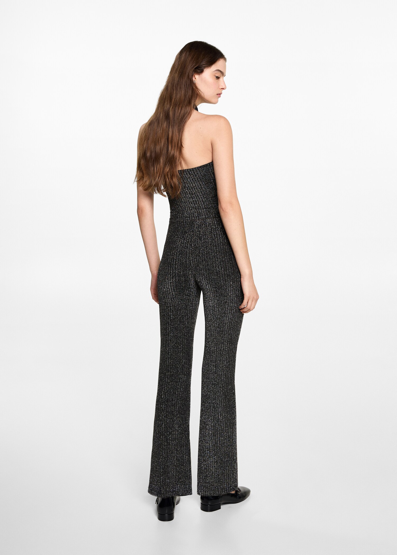 Lurex flare leggings - Reverse of the article