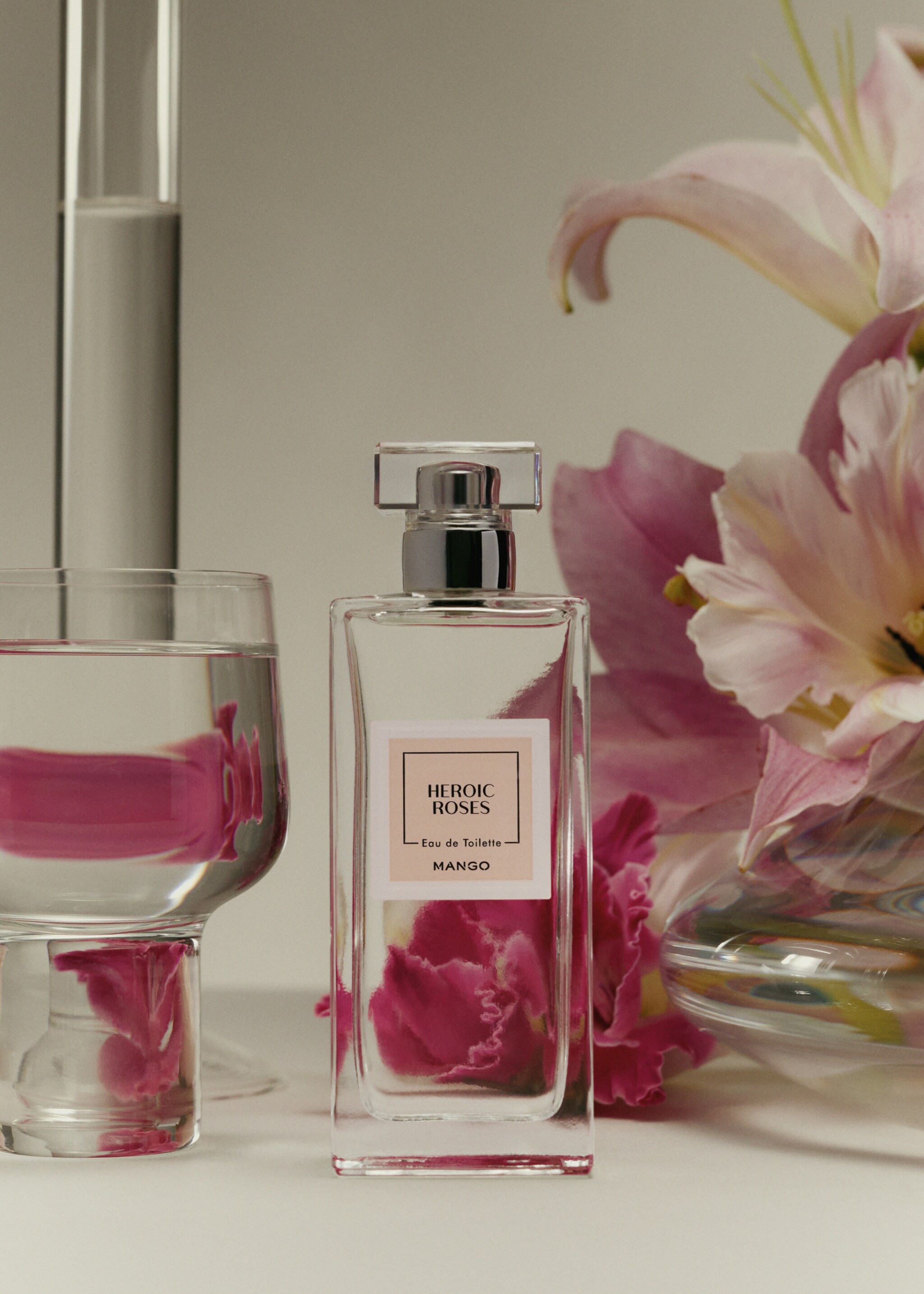 Heroic Roses fragrance 100 ml - Details of the article 6, Mink Grey. Ref: 77079226-00.