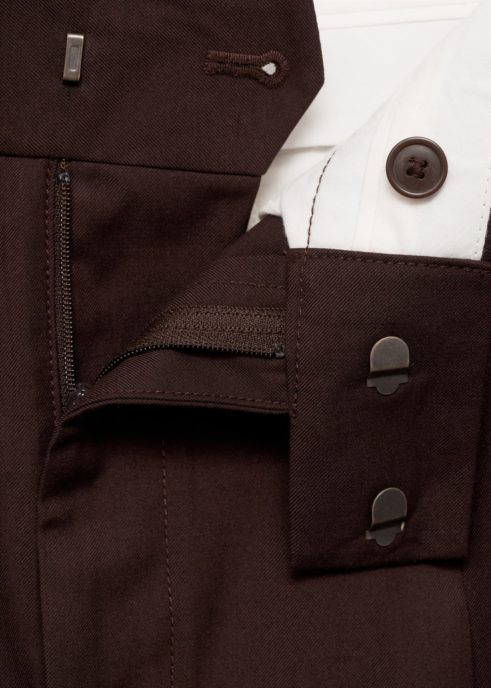 Regular-fit pleated trousers - Details of the article 8
