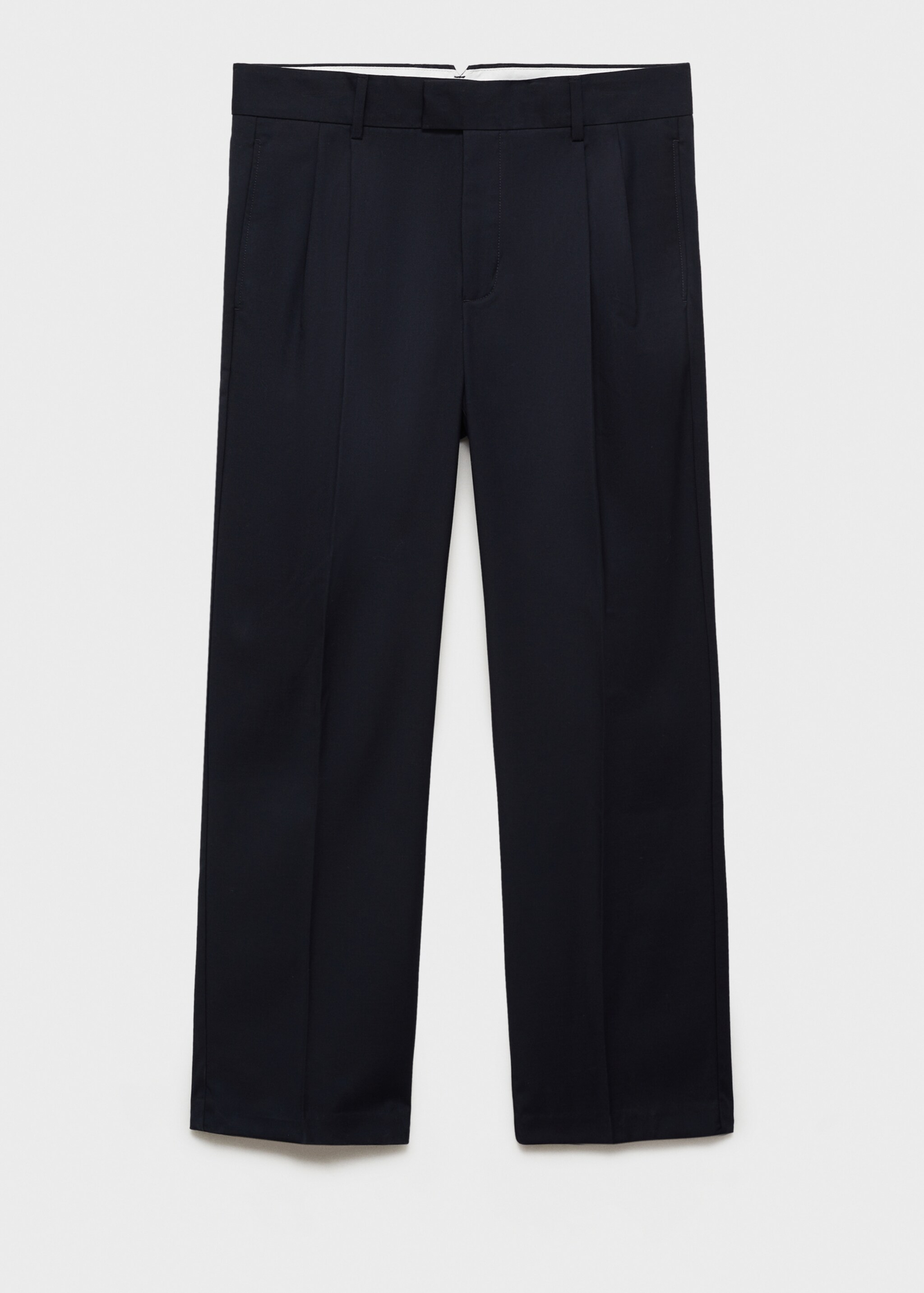 Regular-fit pleated trousers - Article without model