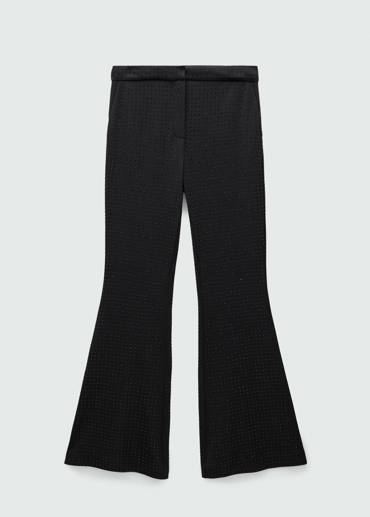 Rhinestone flared trousers - Article without model