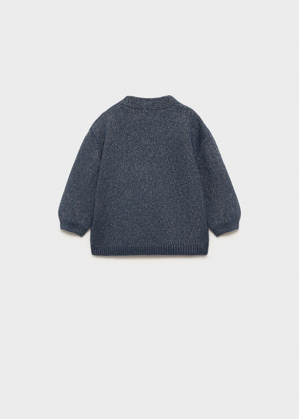 Lurex knitted cardigan