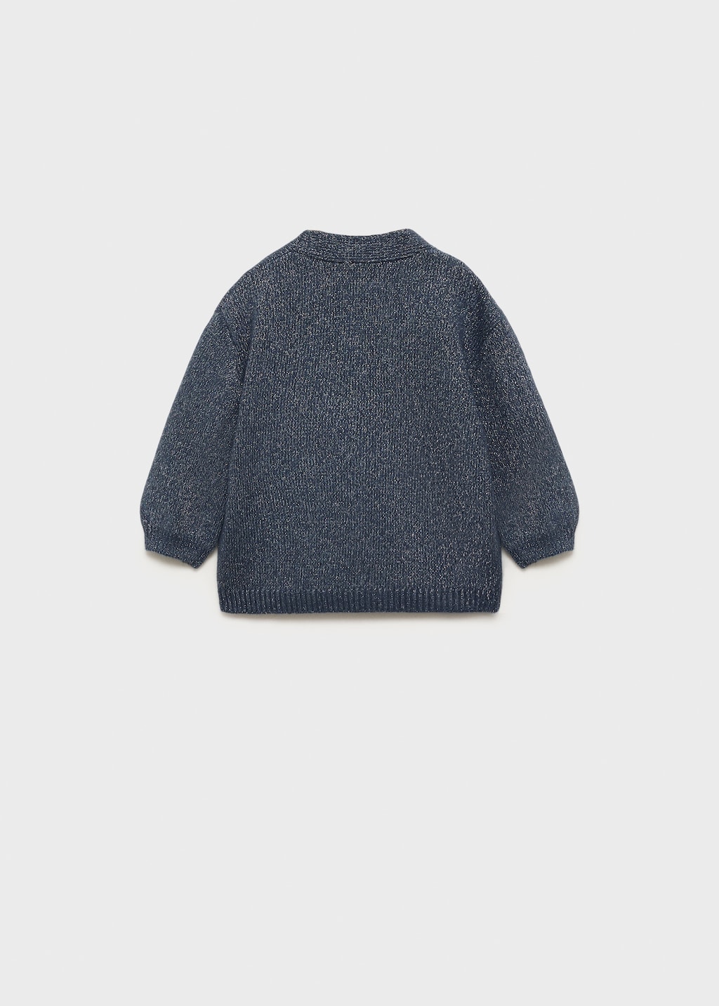 Lurex knitted cardigan