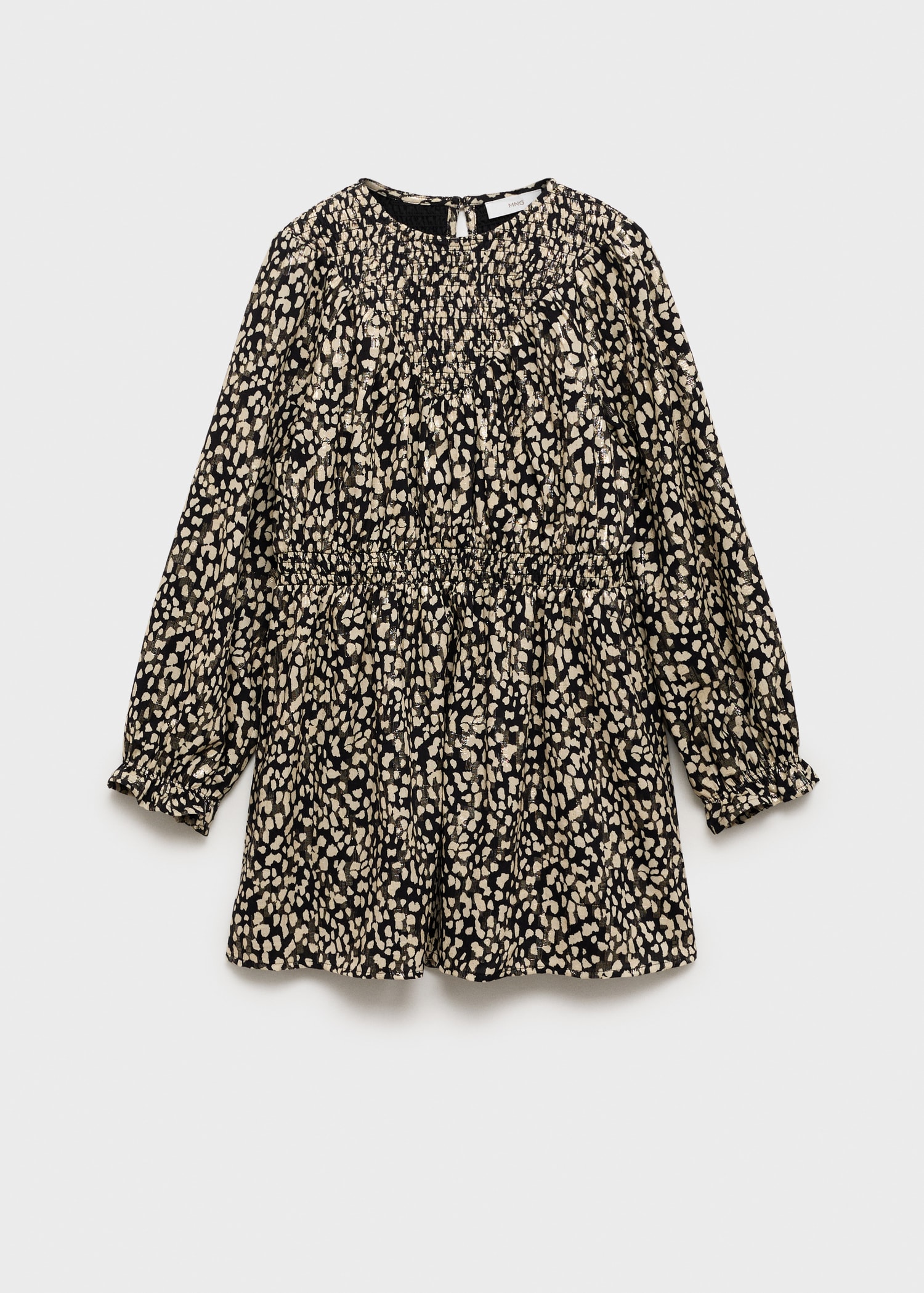 Printed ruched dress - Article without model