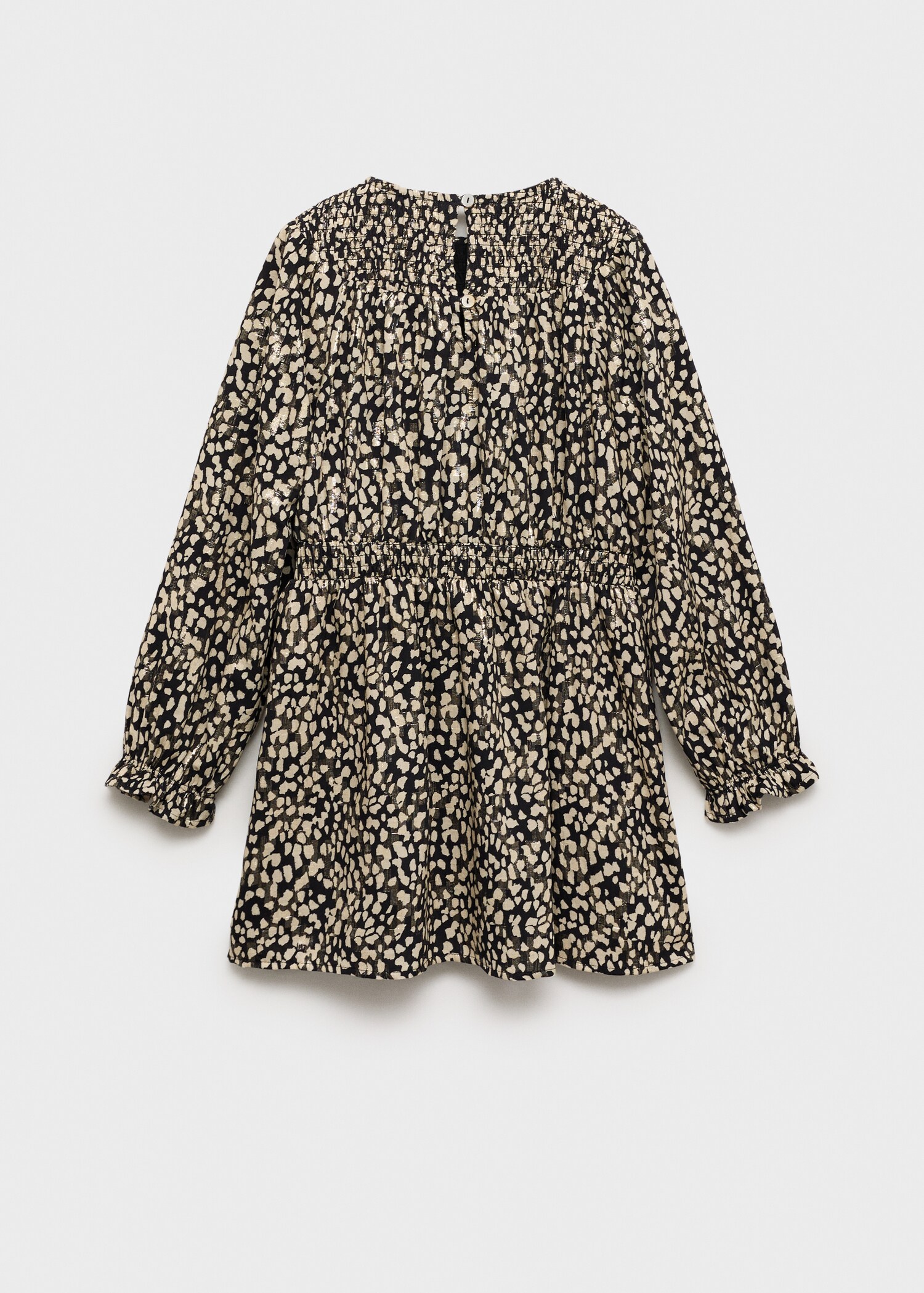 Printed ruched dress - Reverse of the article