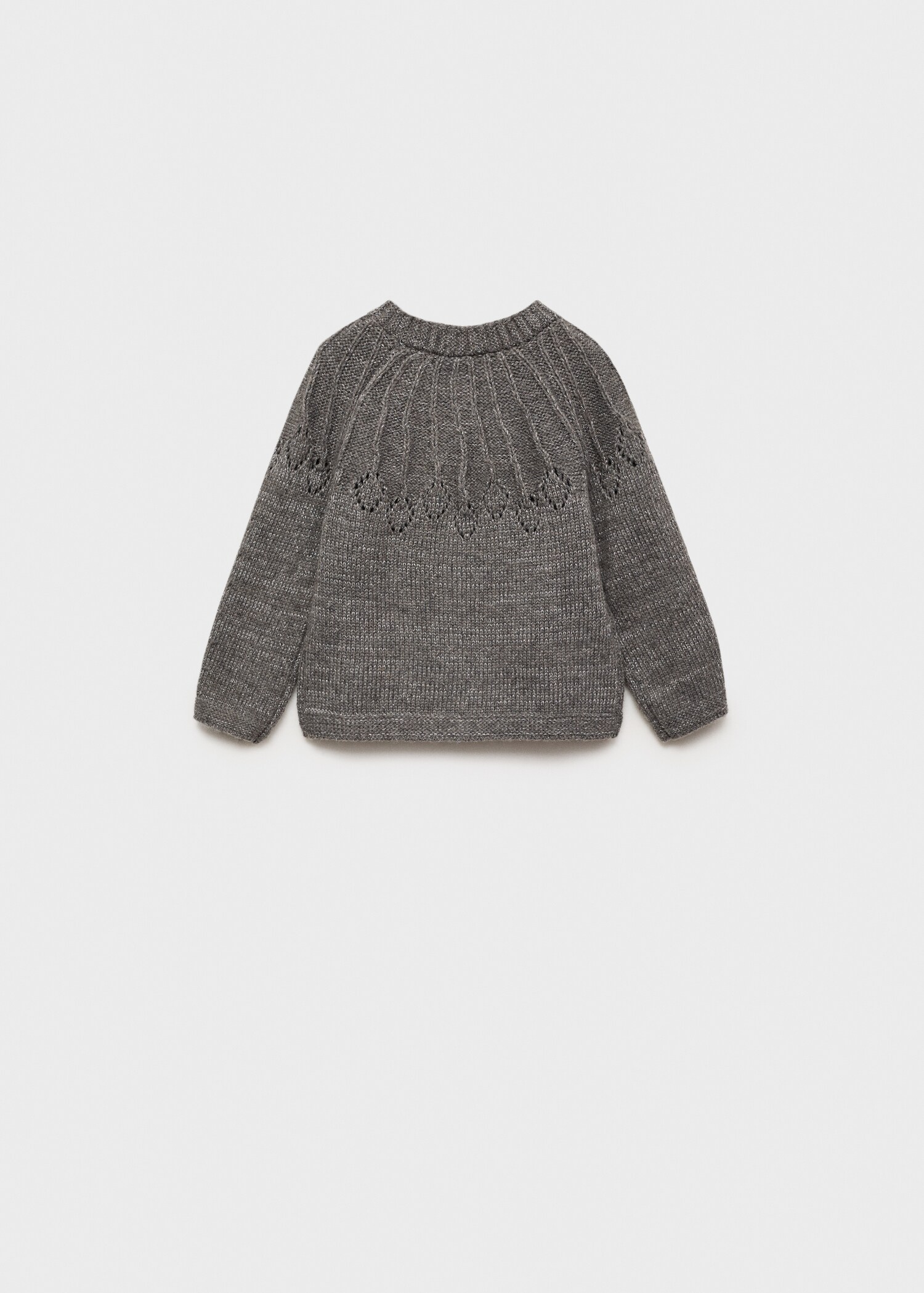 Cardigan maille boutons - Verso de l’article