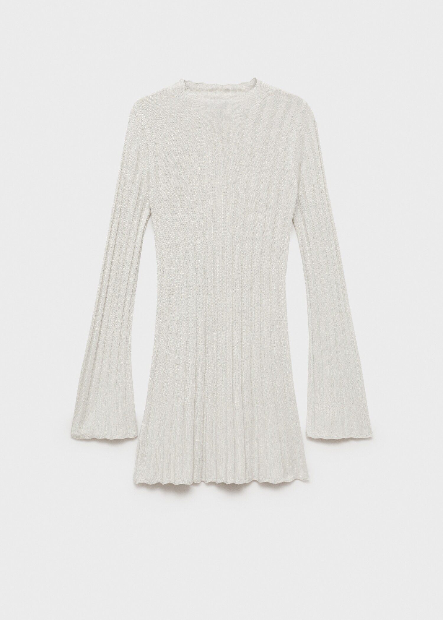 Perkins-neck knitted dress - Article without model