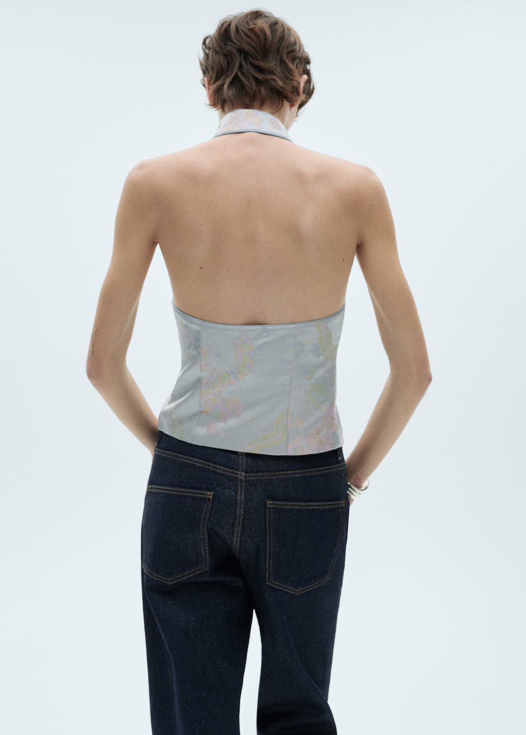 mango satin top