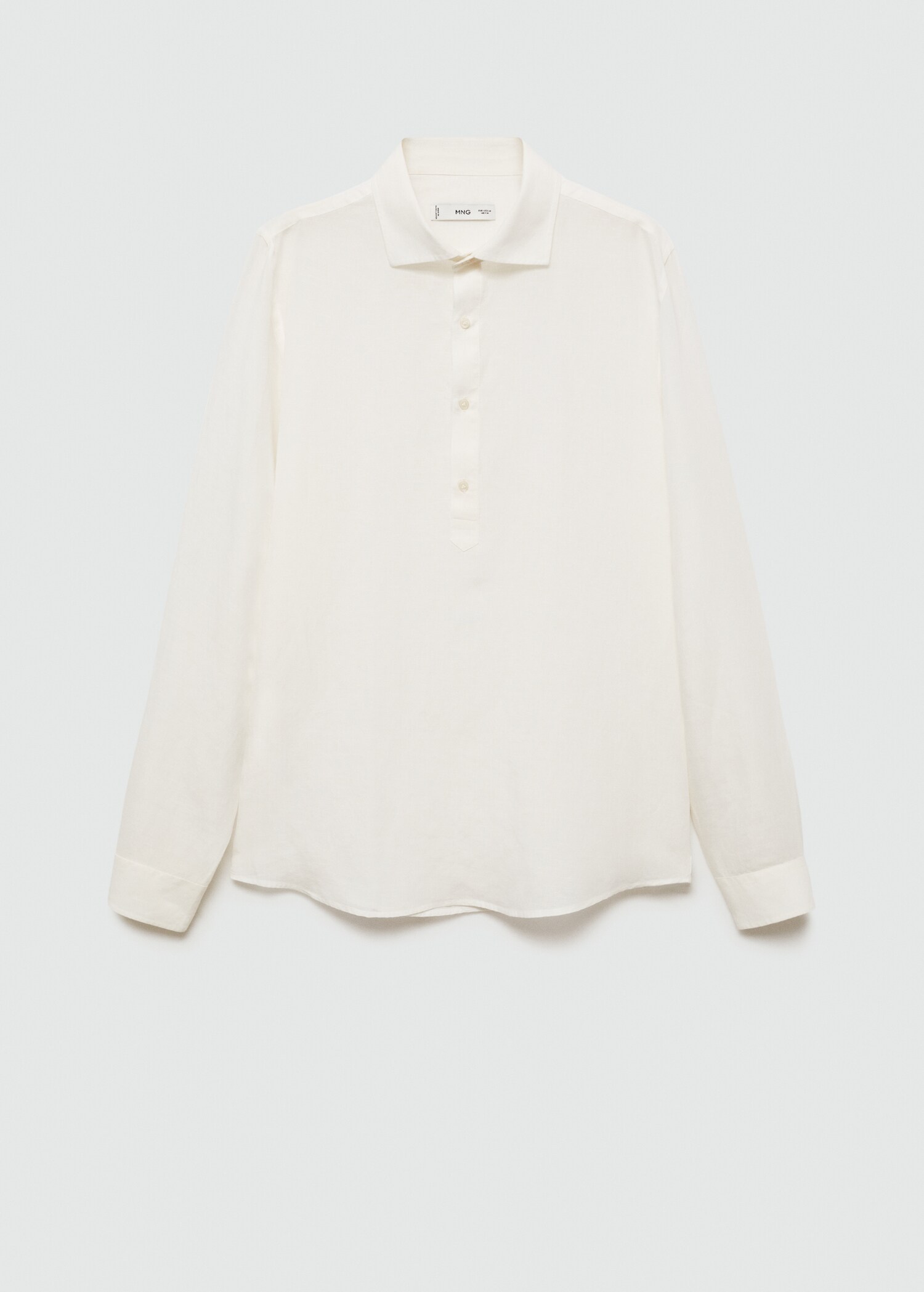 Relaxed-fit Tencel™ linen shirt - Article without model