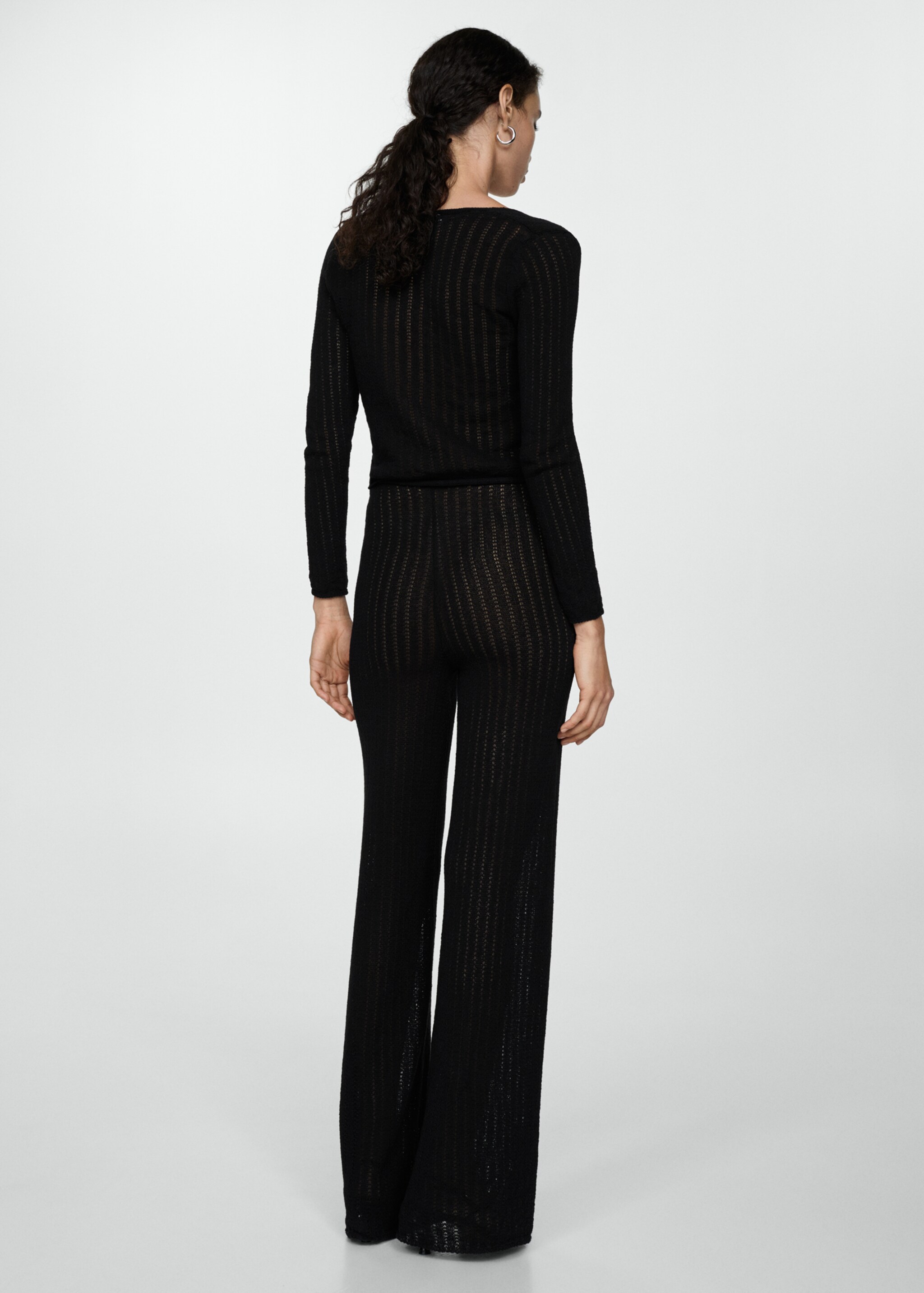 Cardigan maille nœuds - Verso de l’article