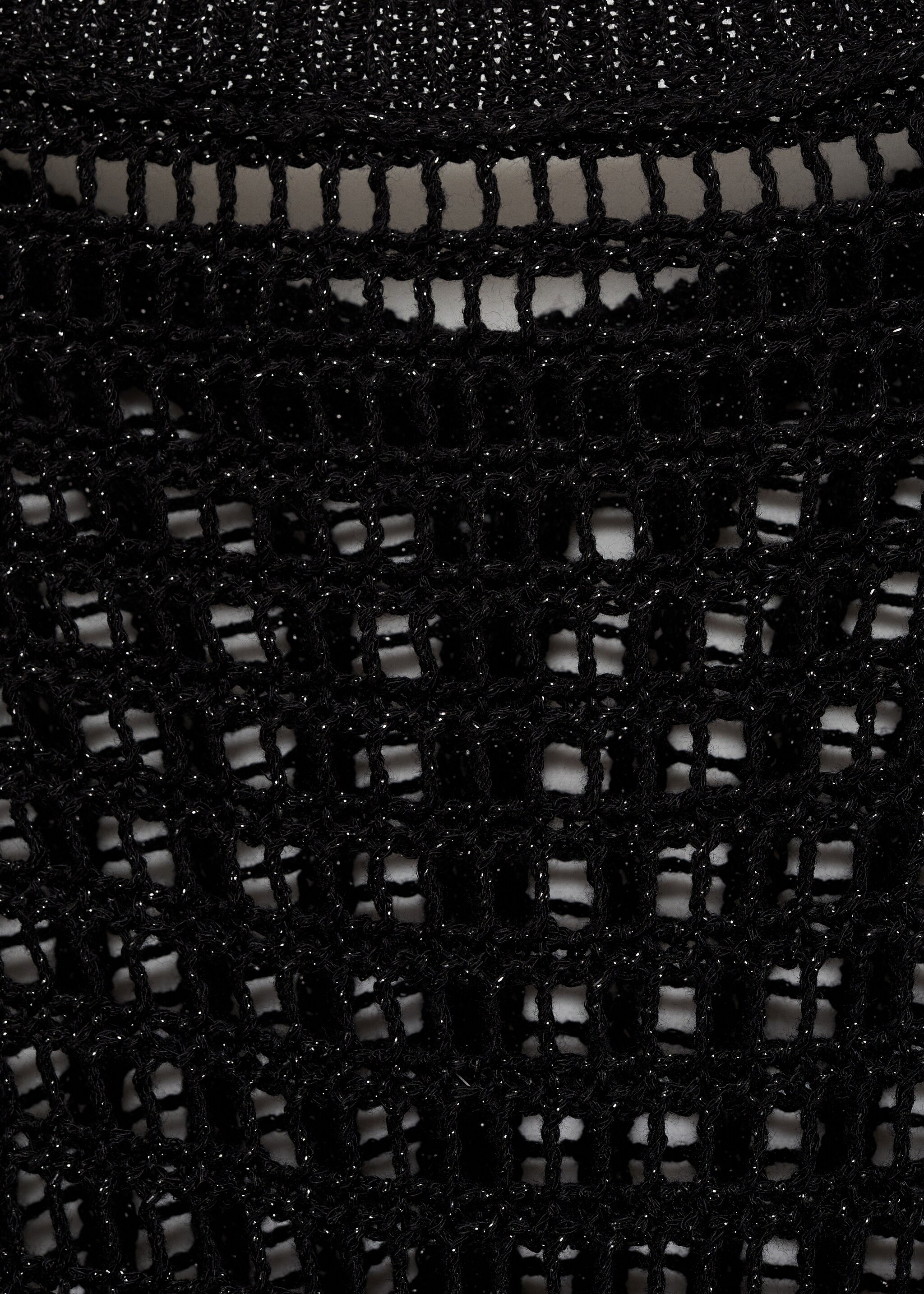 Crochet lurex cape - Details of the article 8