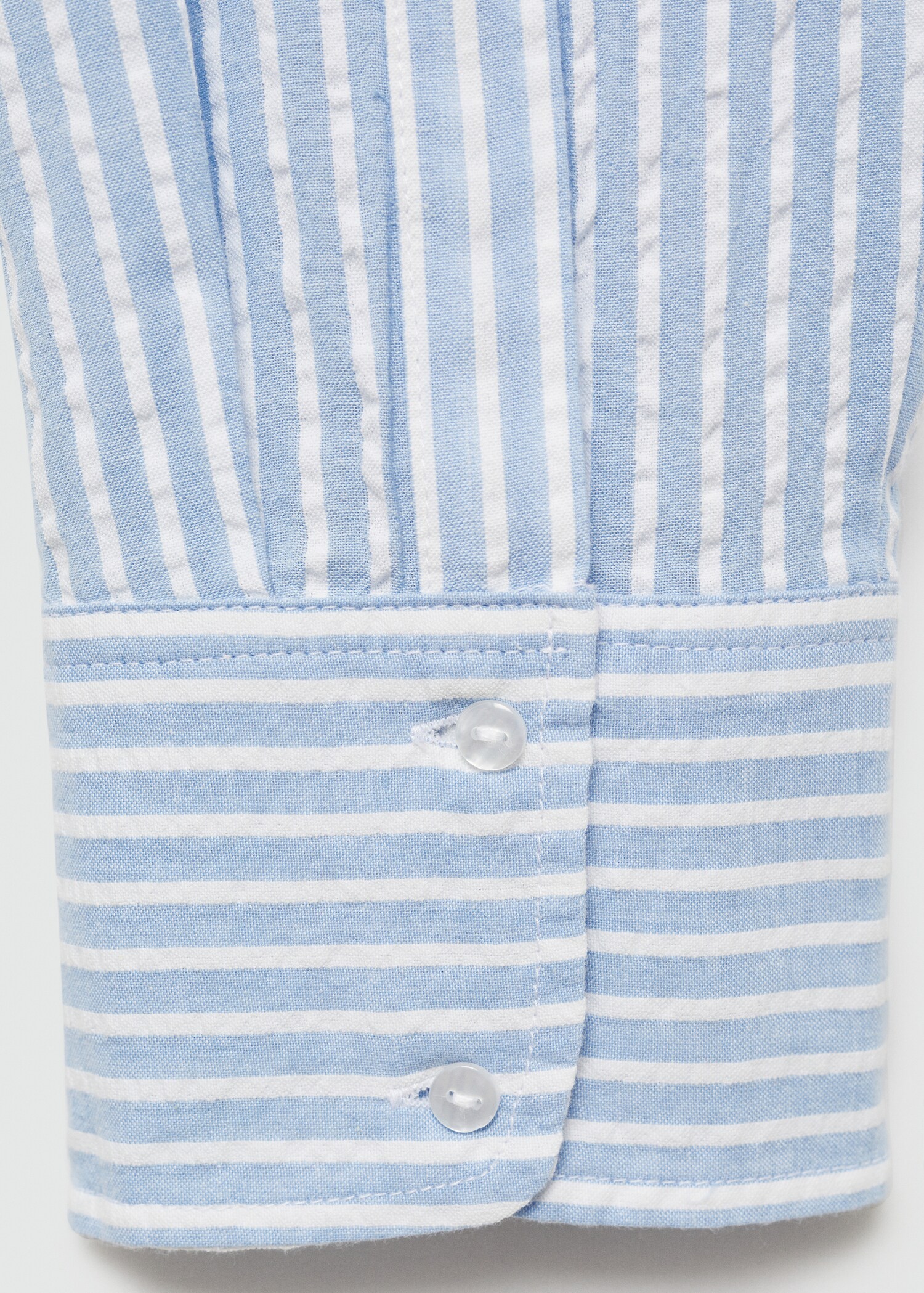 Embroidery striped shirt - Details of the article 0