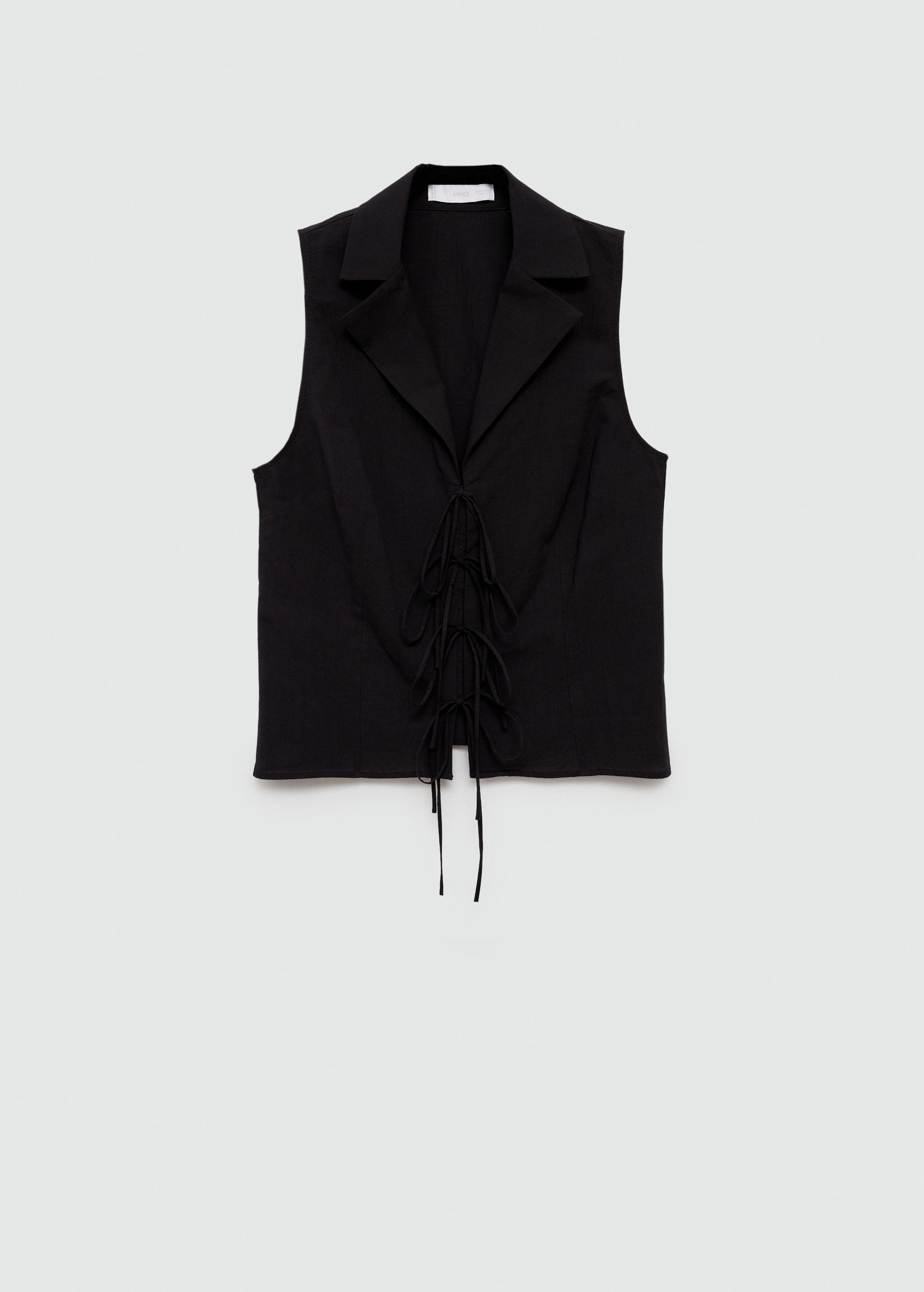 Sleeveless blouse with bows - Article without model
