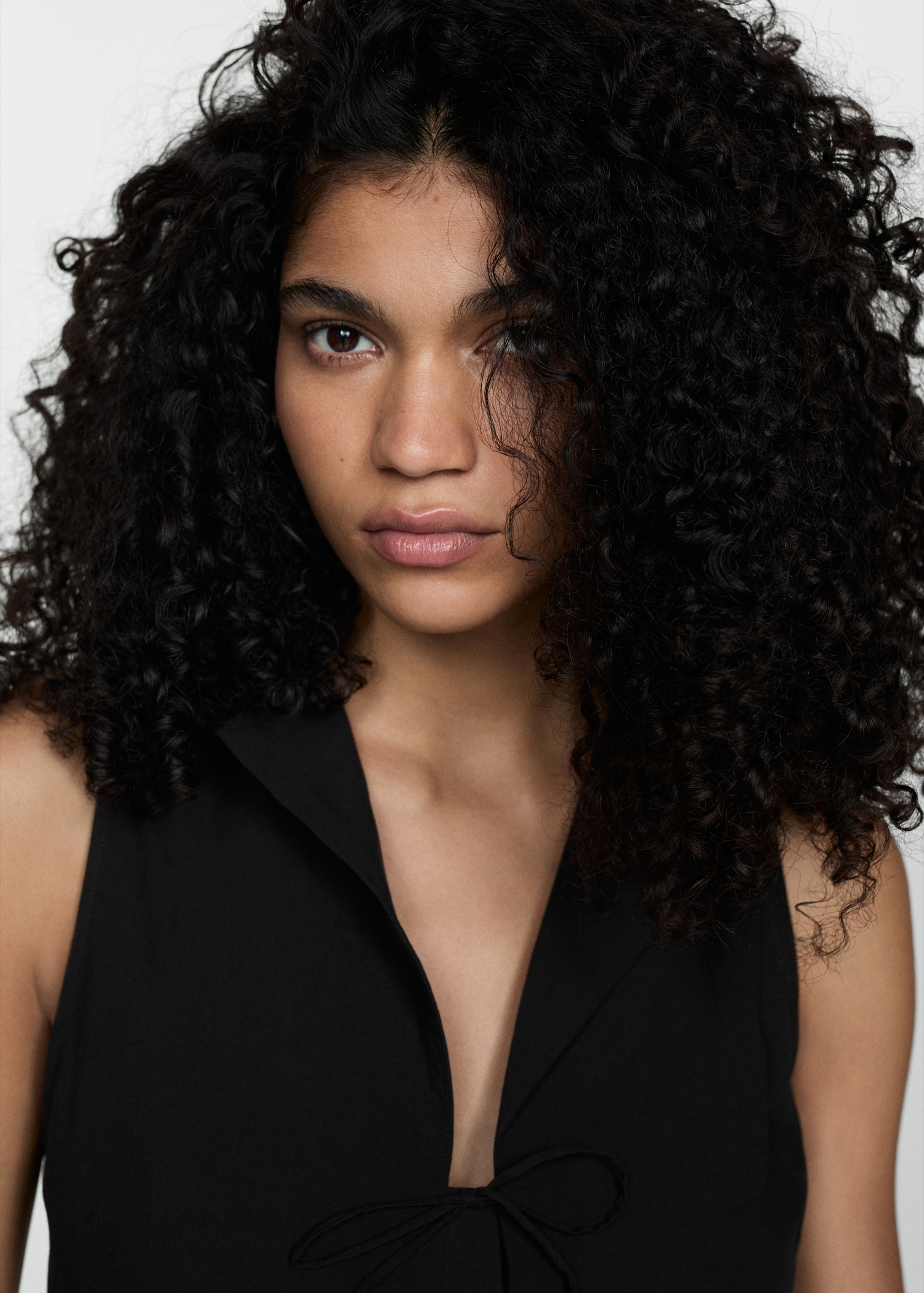 Sleeveless Blouse With Bows Women MANGO USA sleeveless-blouse-with-bows-women-mango-usa