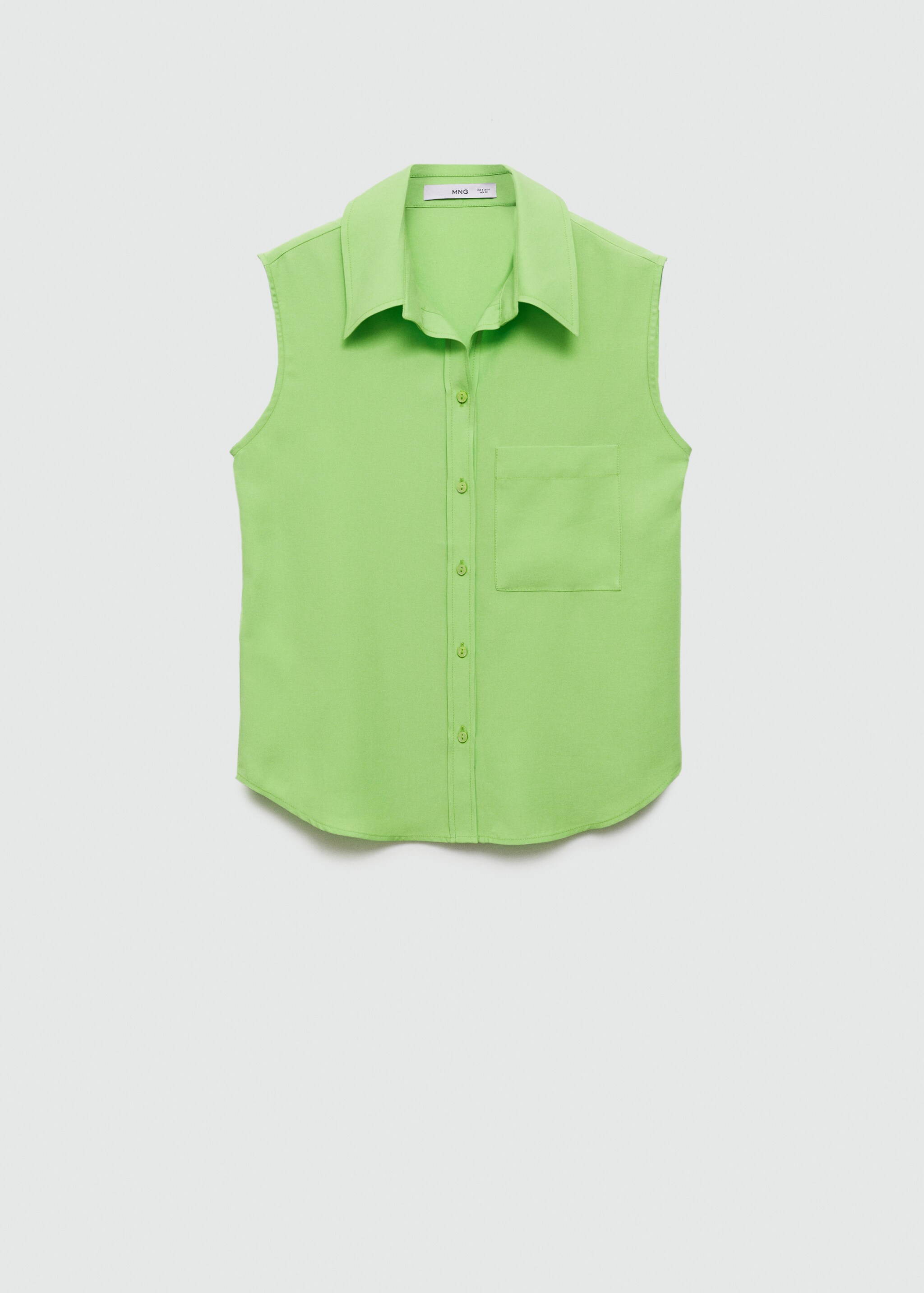  Lyocell sleeveless shirt - Article without model