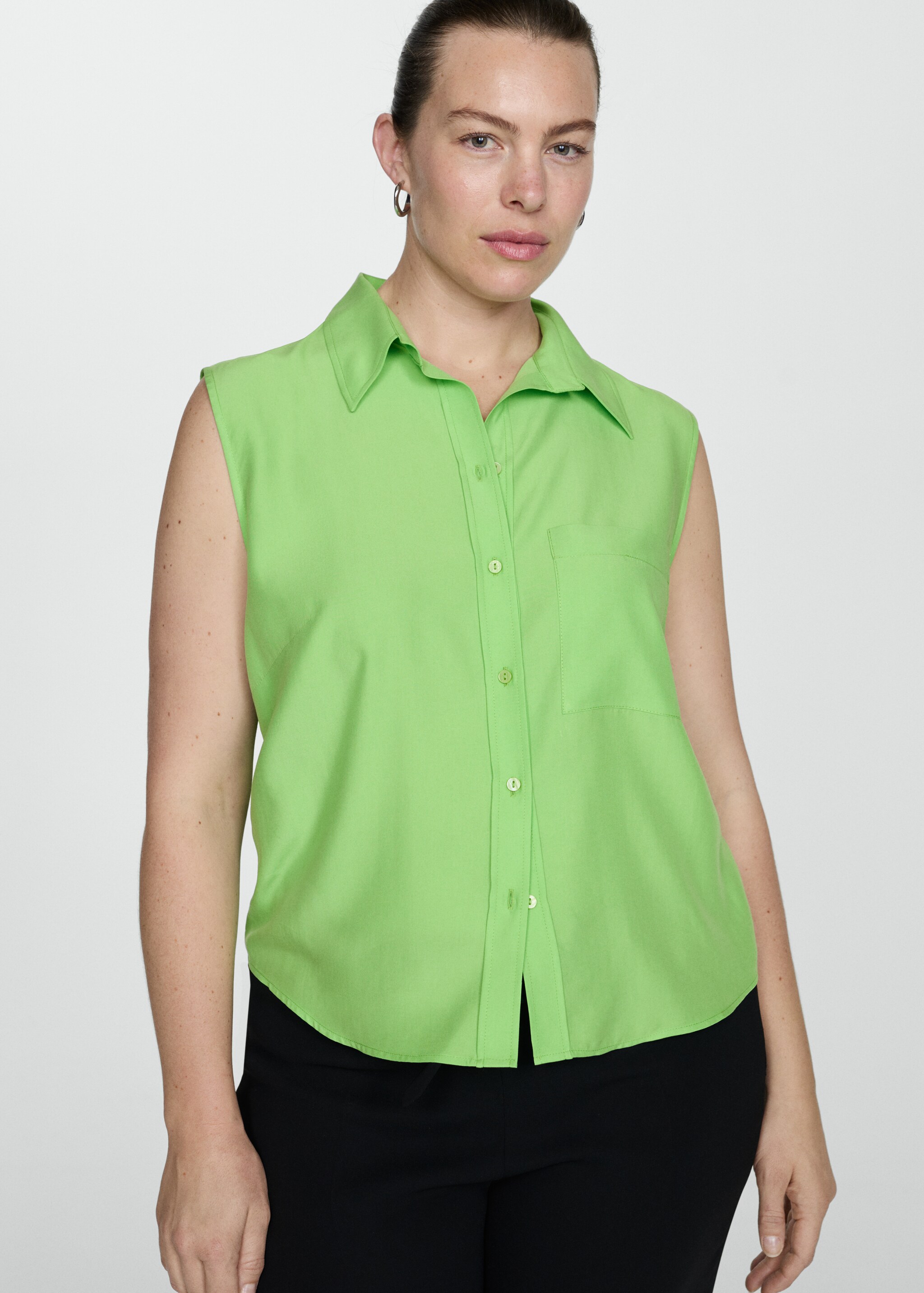  Lyocell sleeveless shirt - Details of the article 5