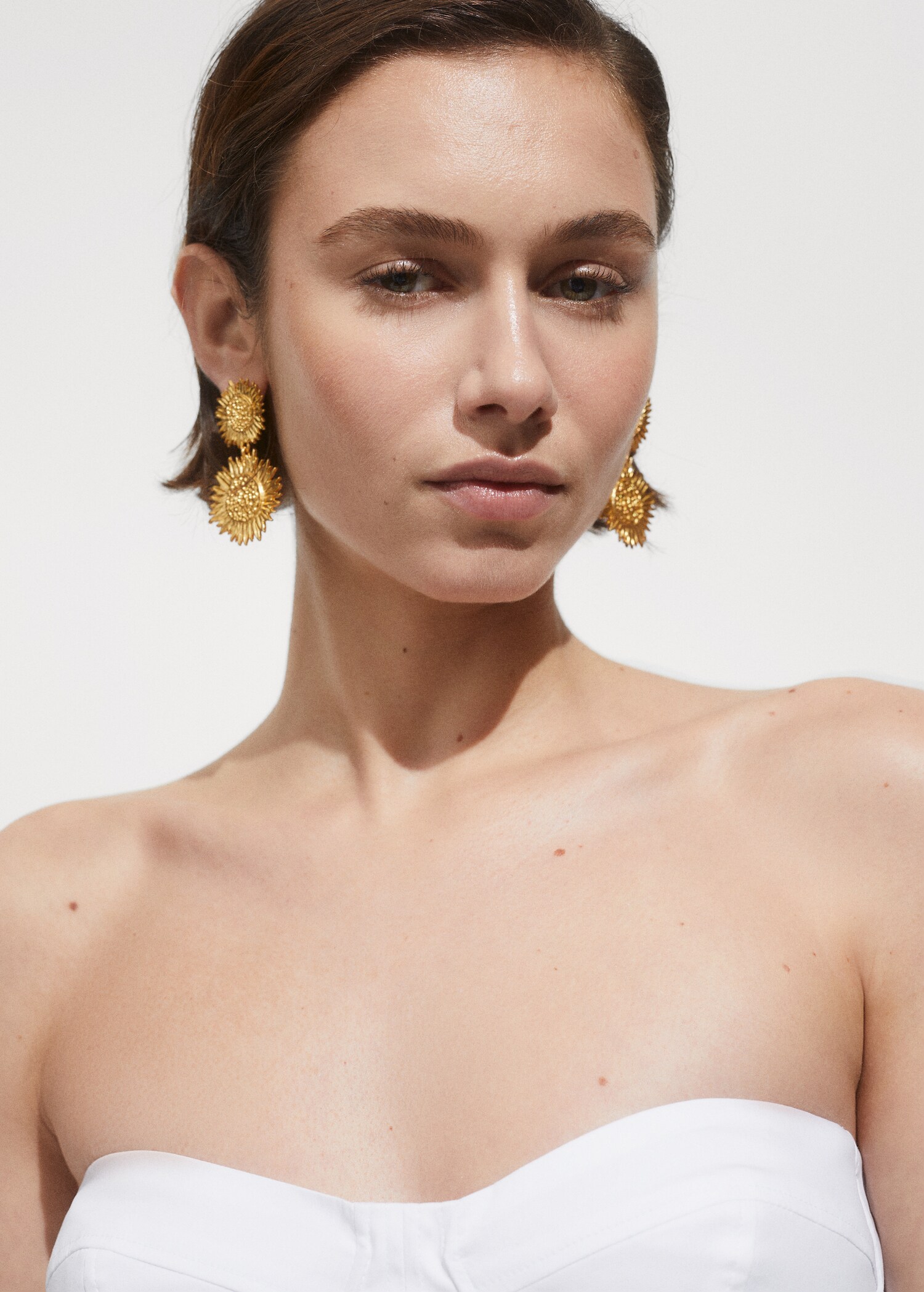 Strapless cropped top - Details of the article 1