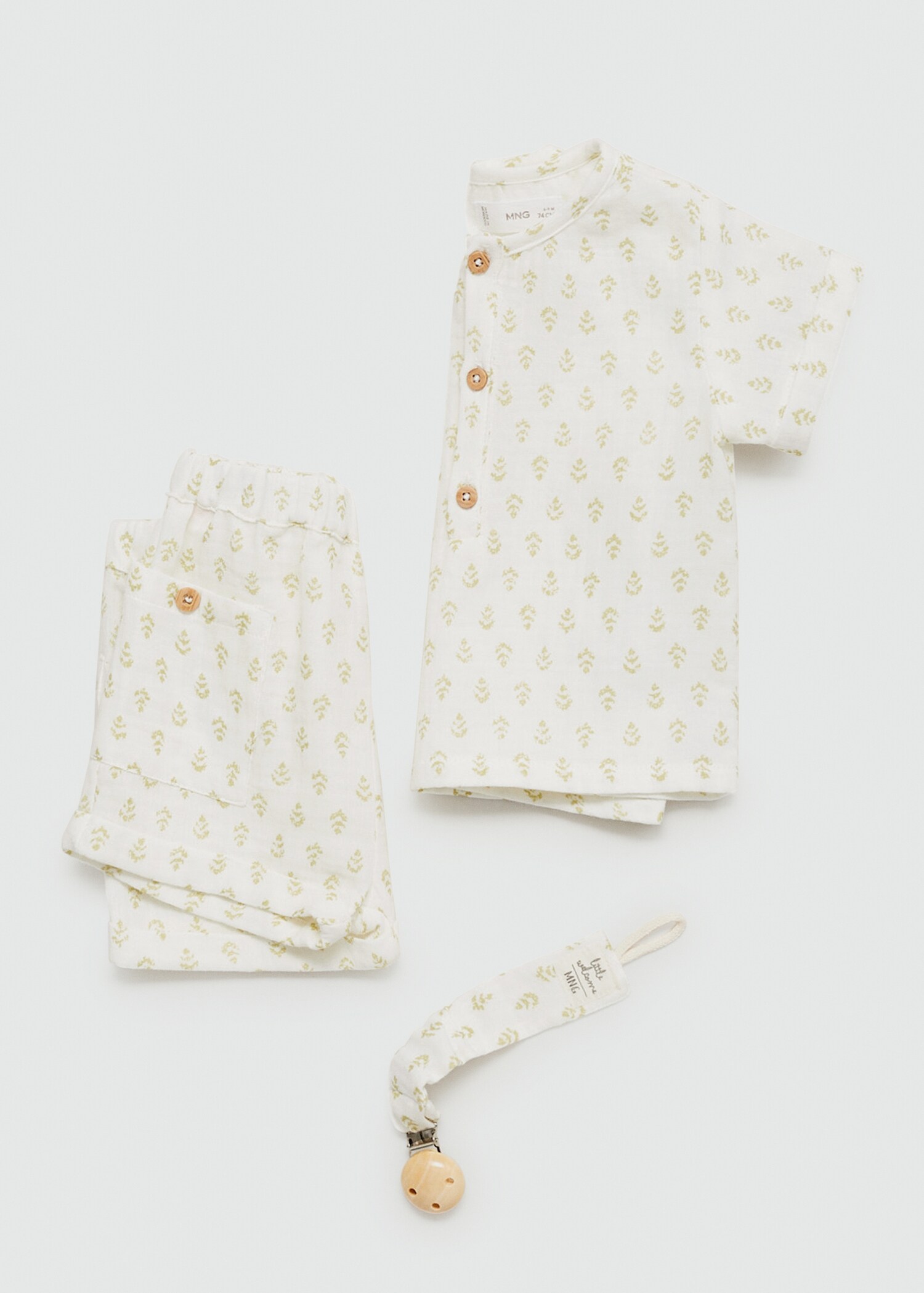 Printed cotton-blend short - Details of the article 7