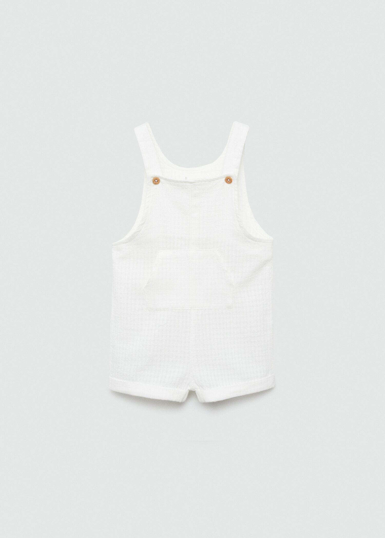 Short cotton dungarees - Article without model