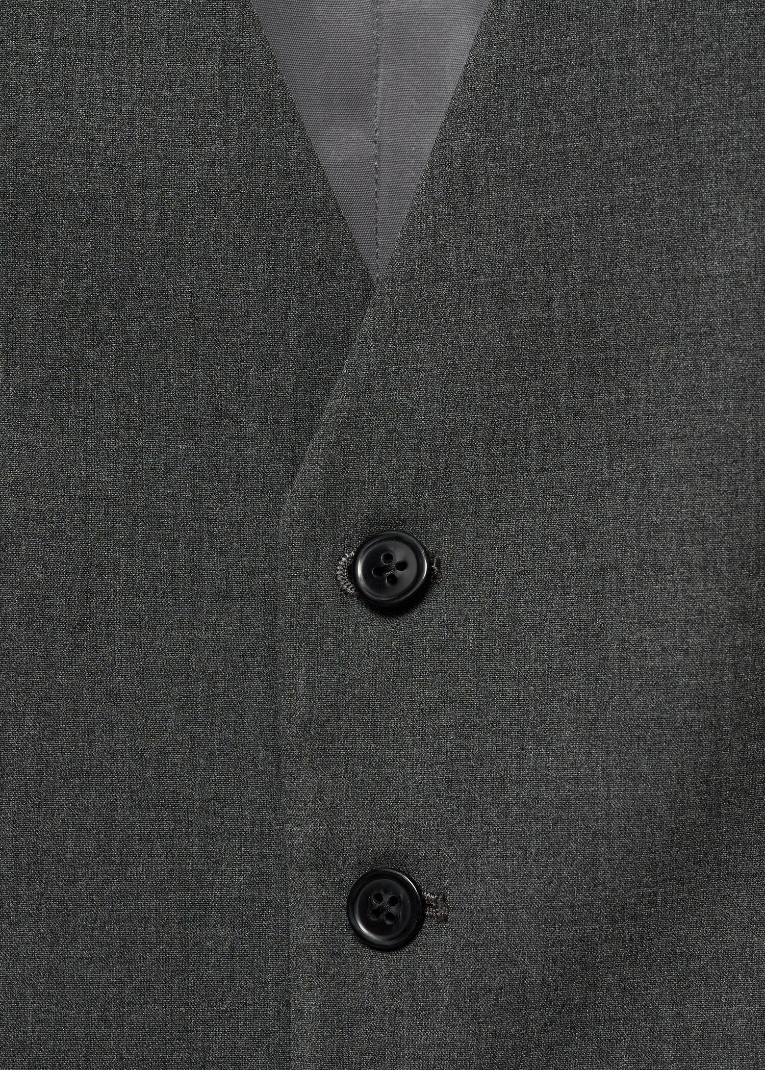 Slim-fit suit waistcoat in stretch fabric - Details of the article 8