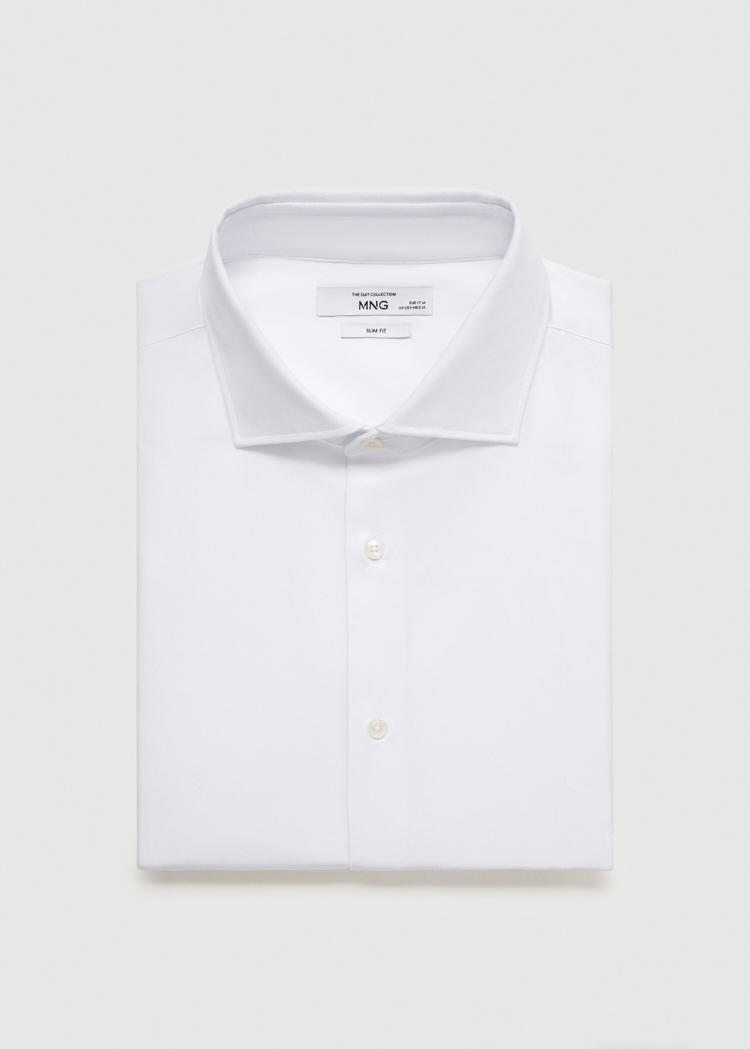 Slim-fit twill fabric suit with shirt cufflinks - Details of the article 8